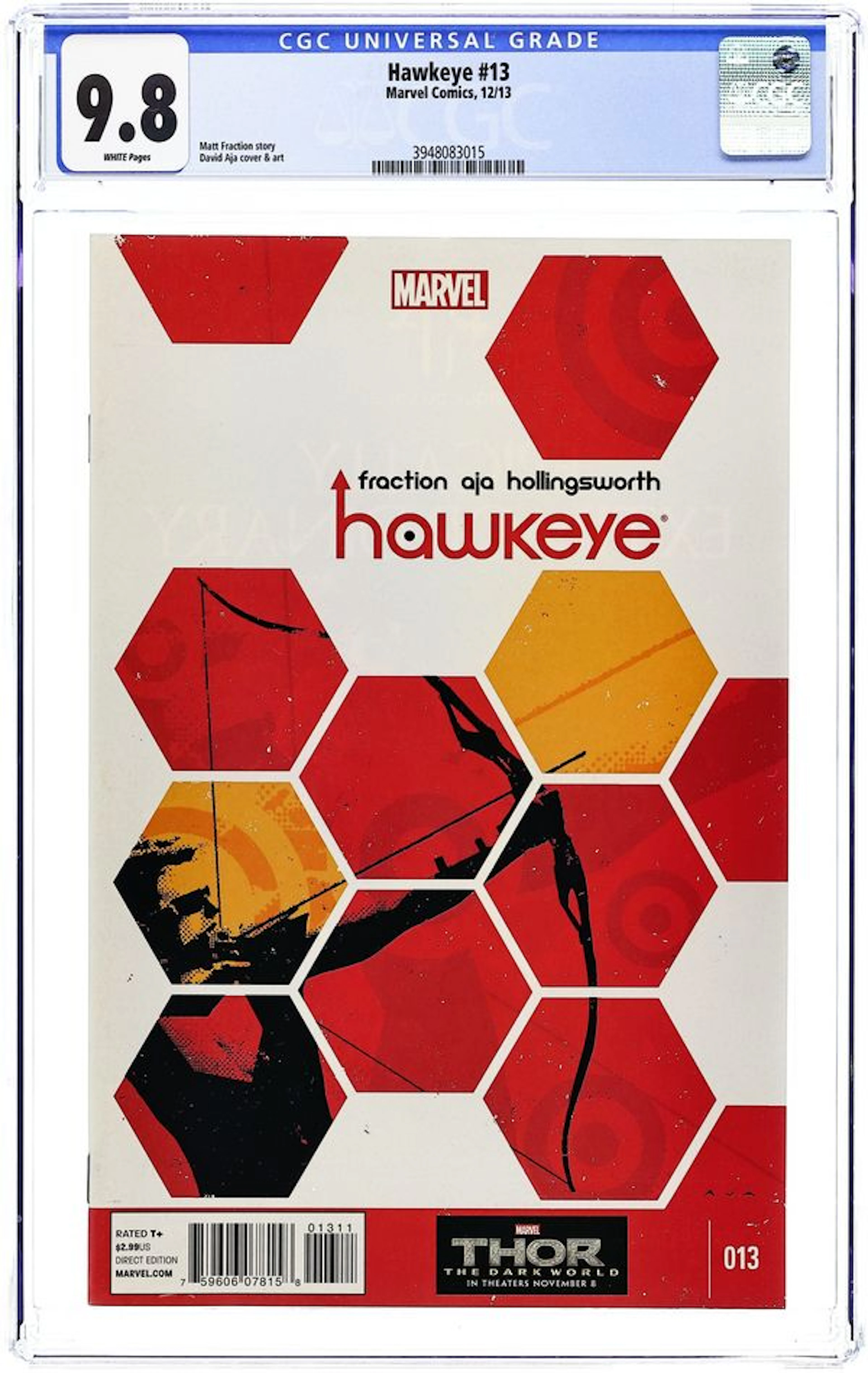 Hawkeye (2012 4th Series) 13 CGC 9.8