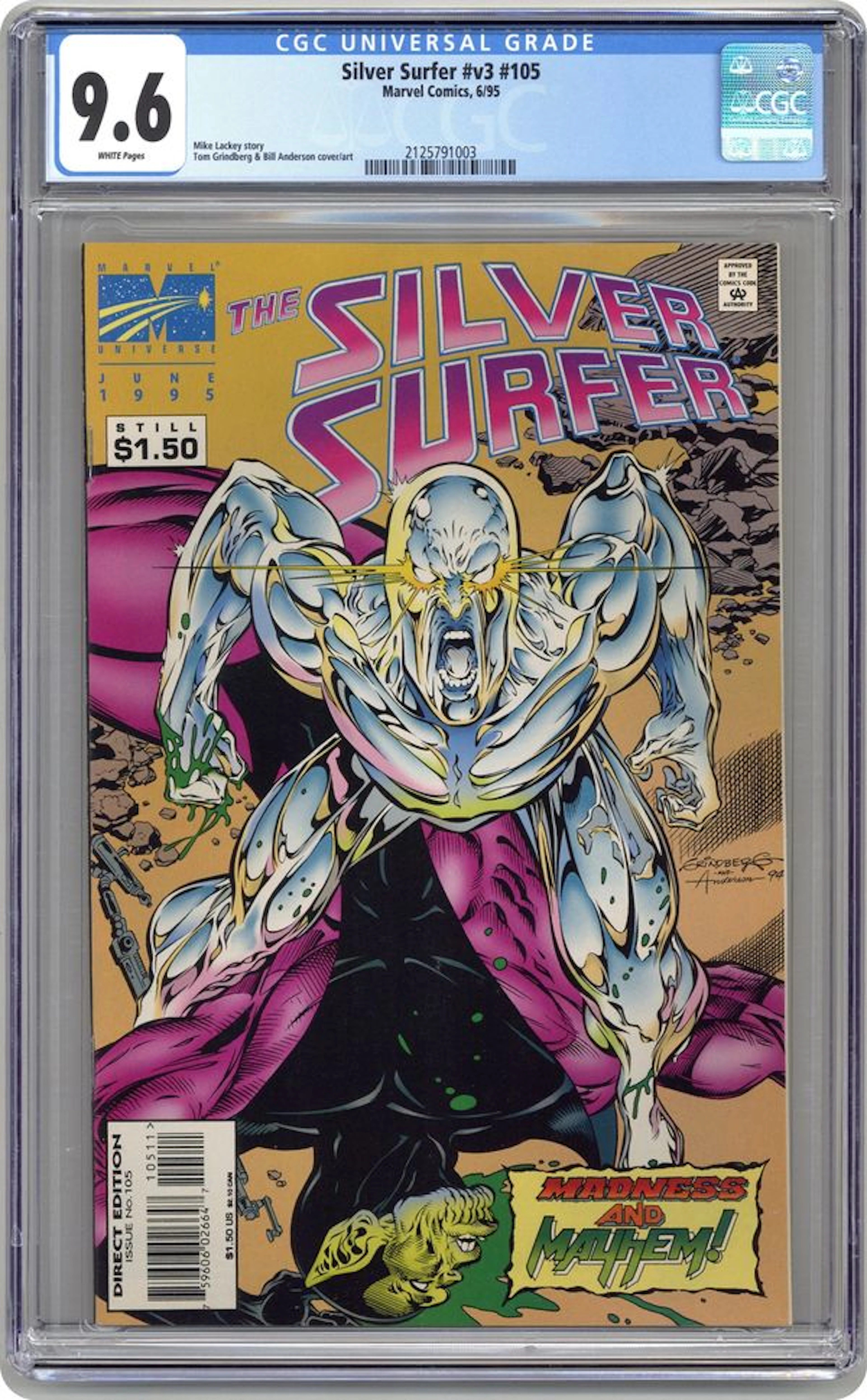 Silver Surfer (1987 2nd Series) 105 CGC 9.6