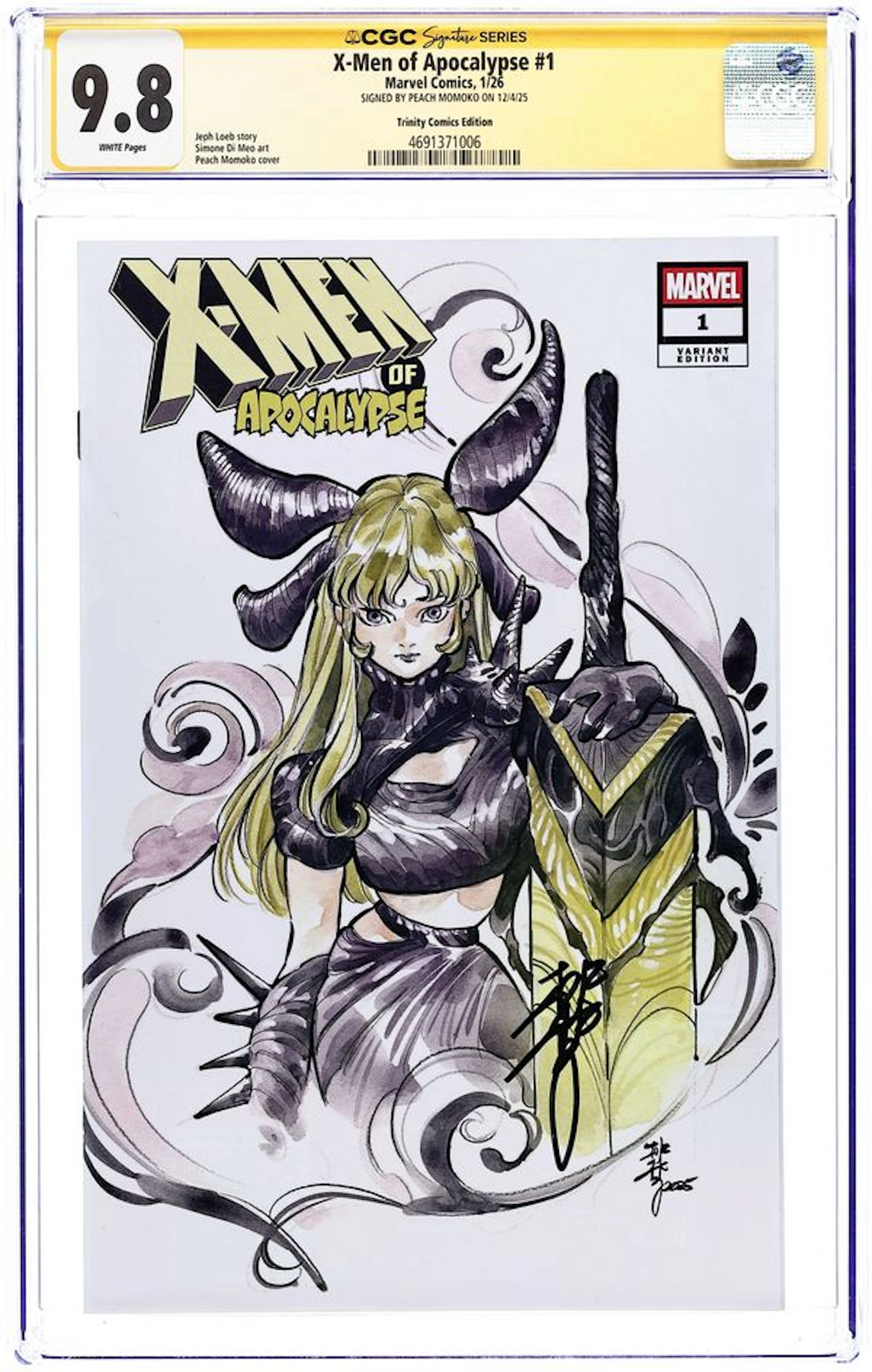 X-Men of Apocalypse (2026 Marvel) 1TRINITY.A CGC 9.8 SS Momoko