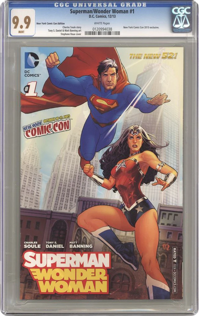Superman Wonder Woman (2013) 1NYCC CGC 9.9