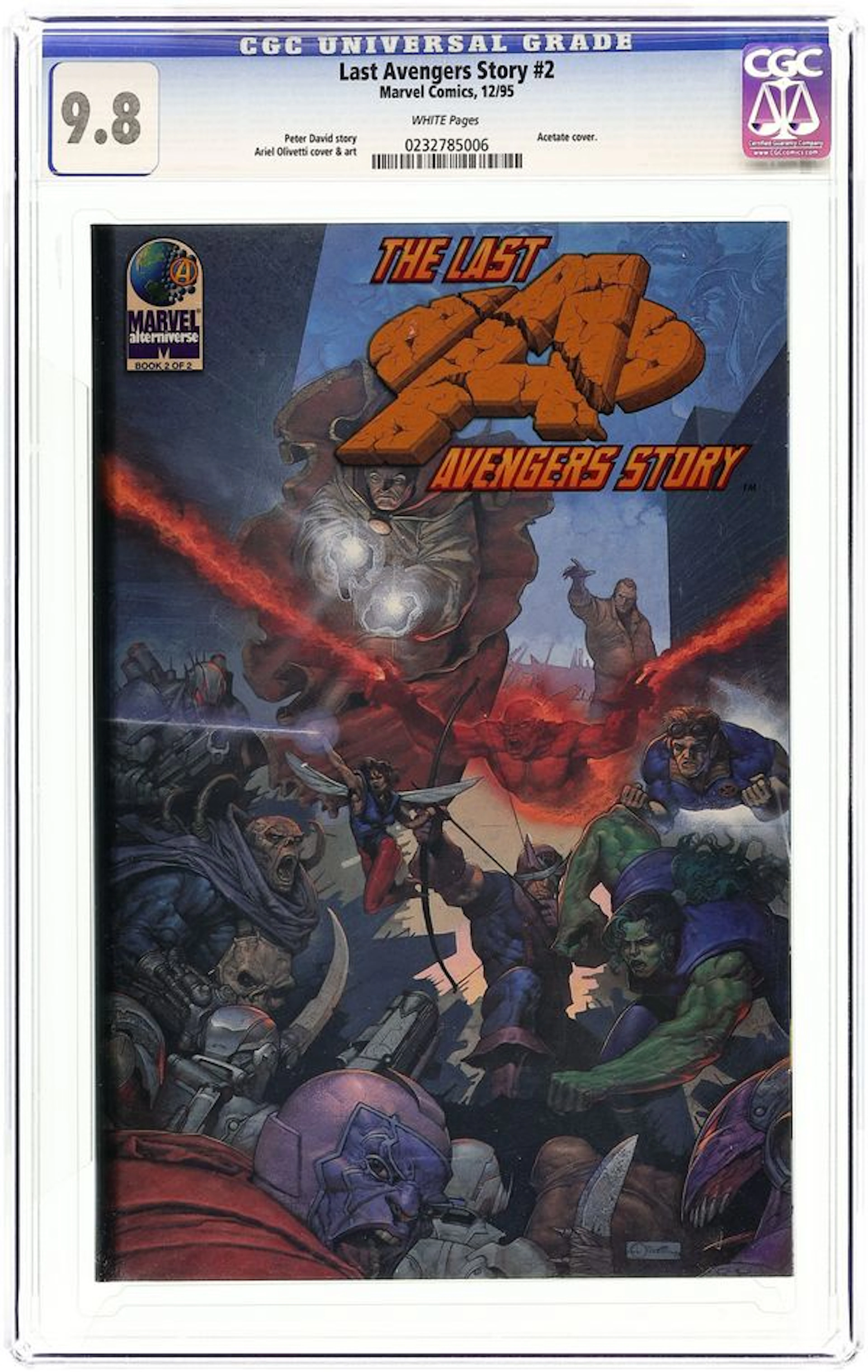 Last Avengers Story (1995) 2 CGC 9.8