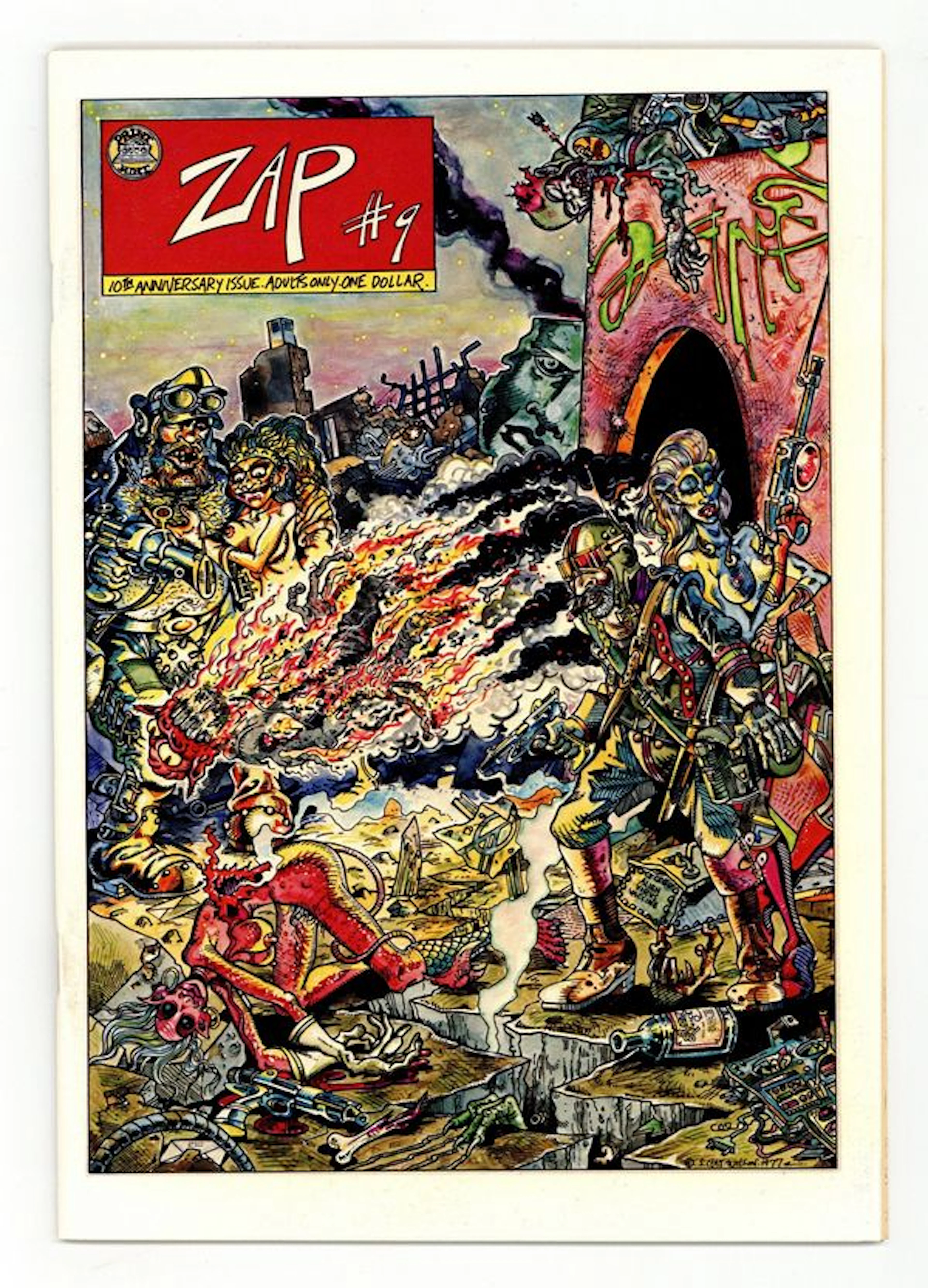 Zap Comix (1968 Apex Novelties) #9, 1st Printing VF+ 8.5