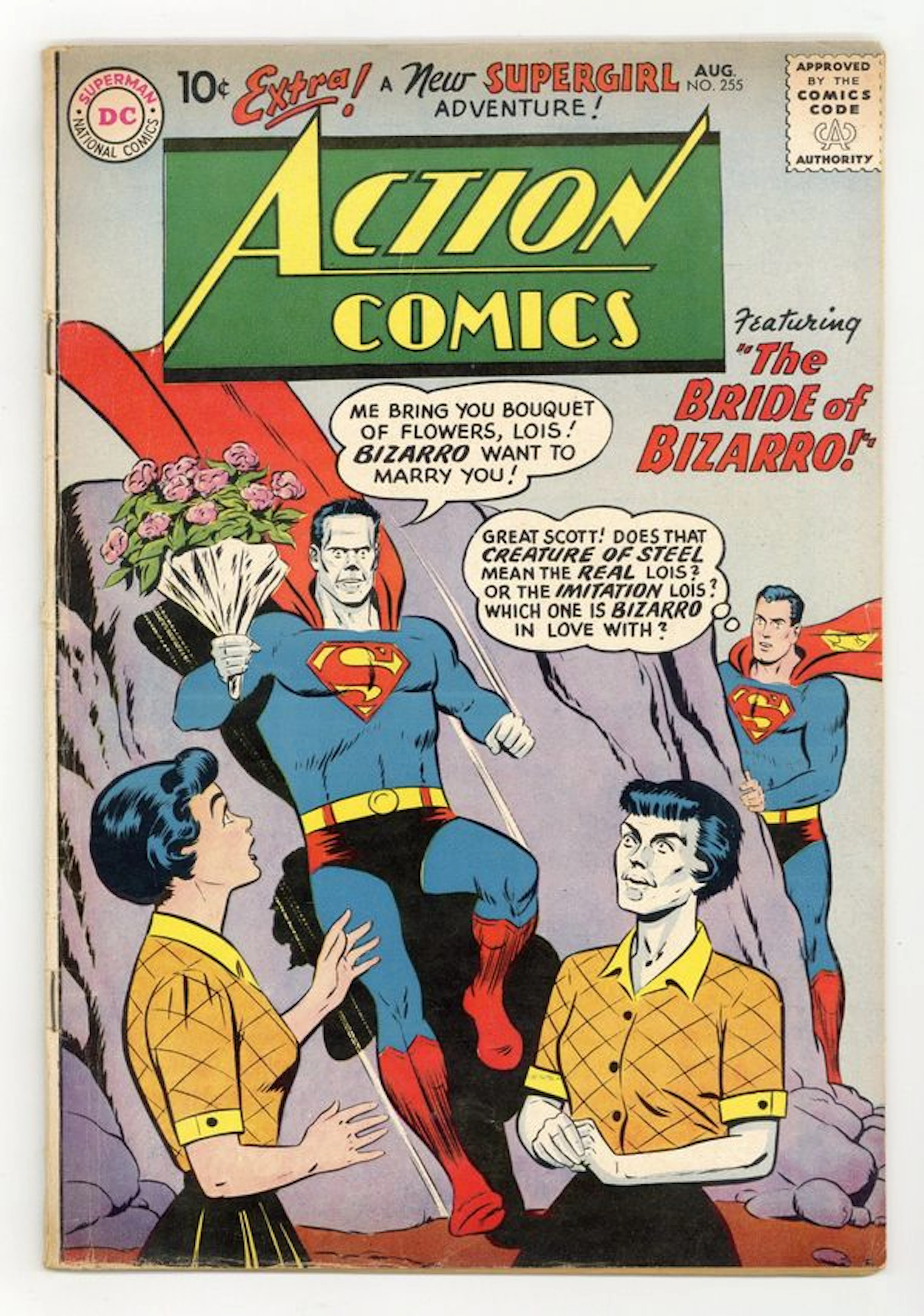 Action Comics (1938 DC) 255 VG- 3.5