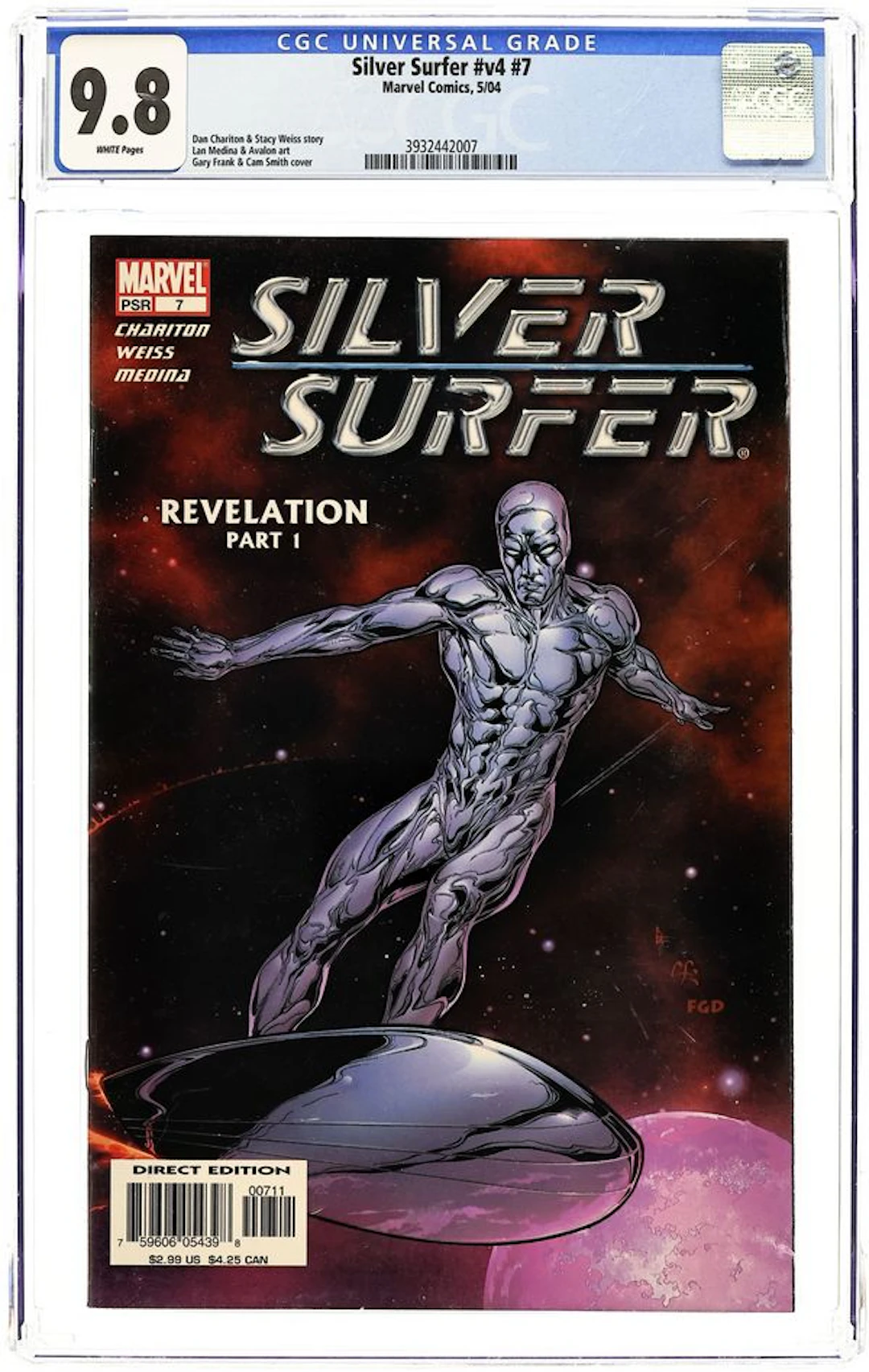 Silver Surfer (2003 3rd Series) 7 CGC 9.8