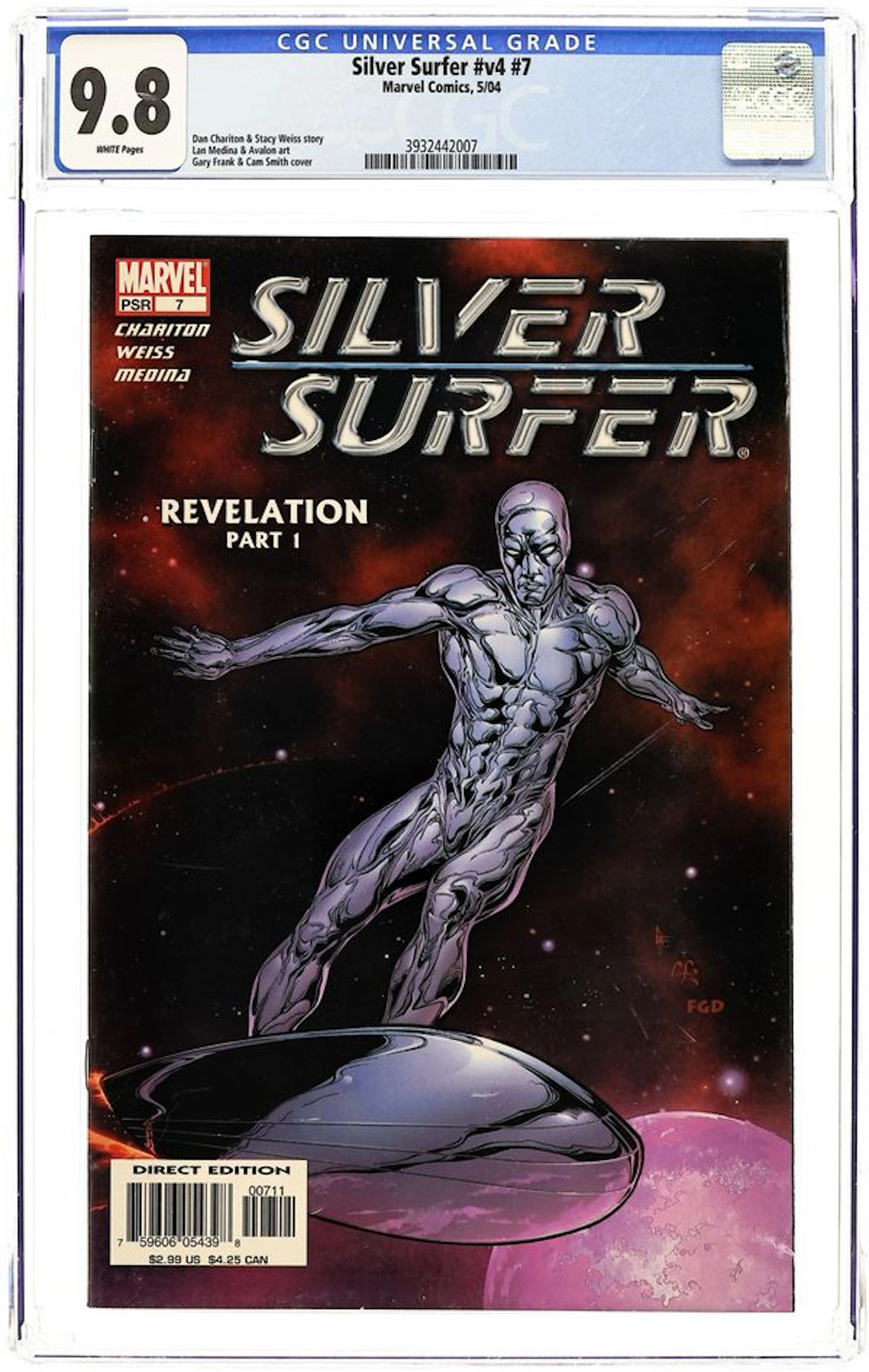Silver Surfer (2003 3rd Series) 7 CGC 9.8