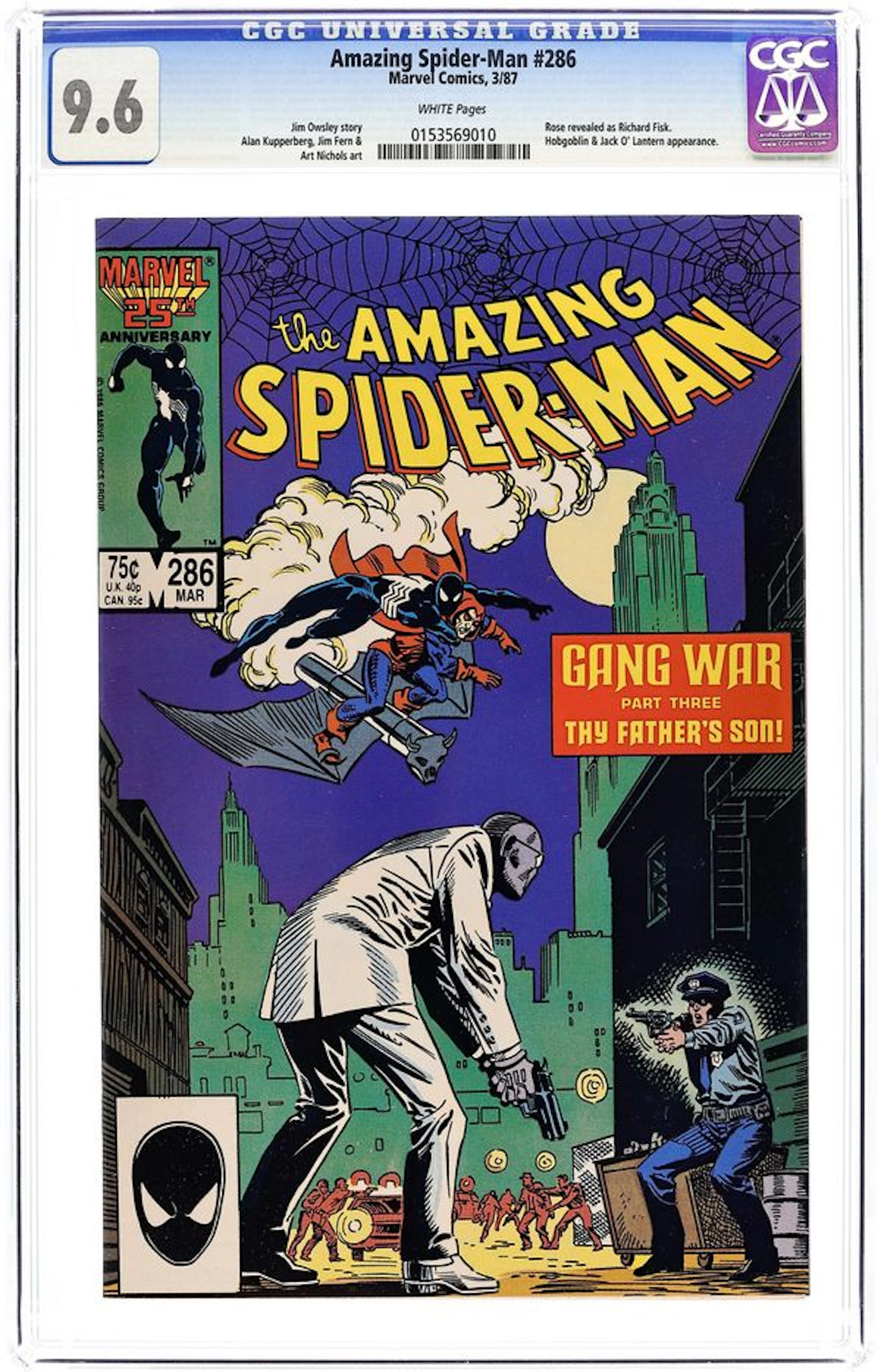 Amazing Spider-Man (1963 1st Series) 286 CGC 9.6