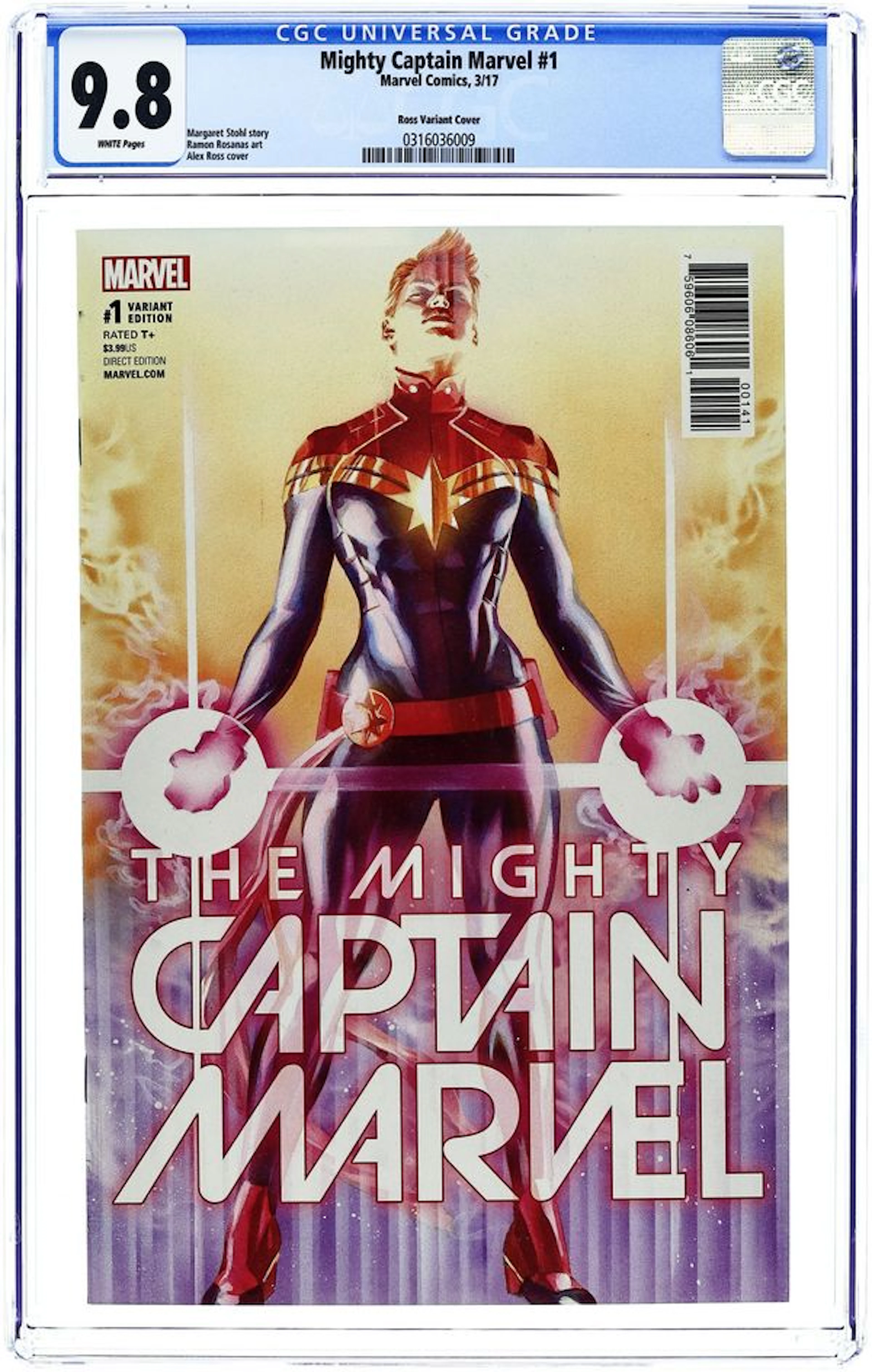 Mighty Captain Marvel (2016 Marvel) 1B CGC 9.8