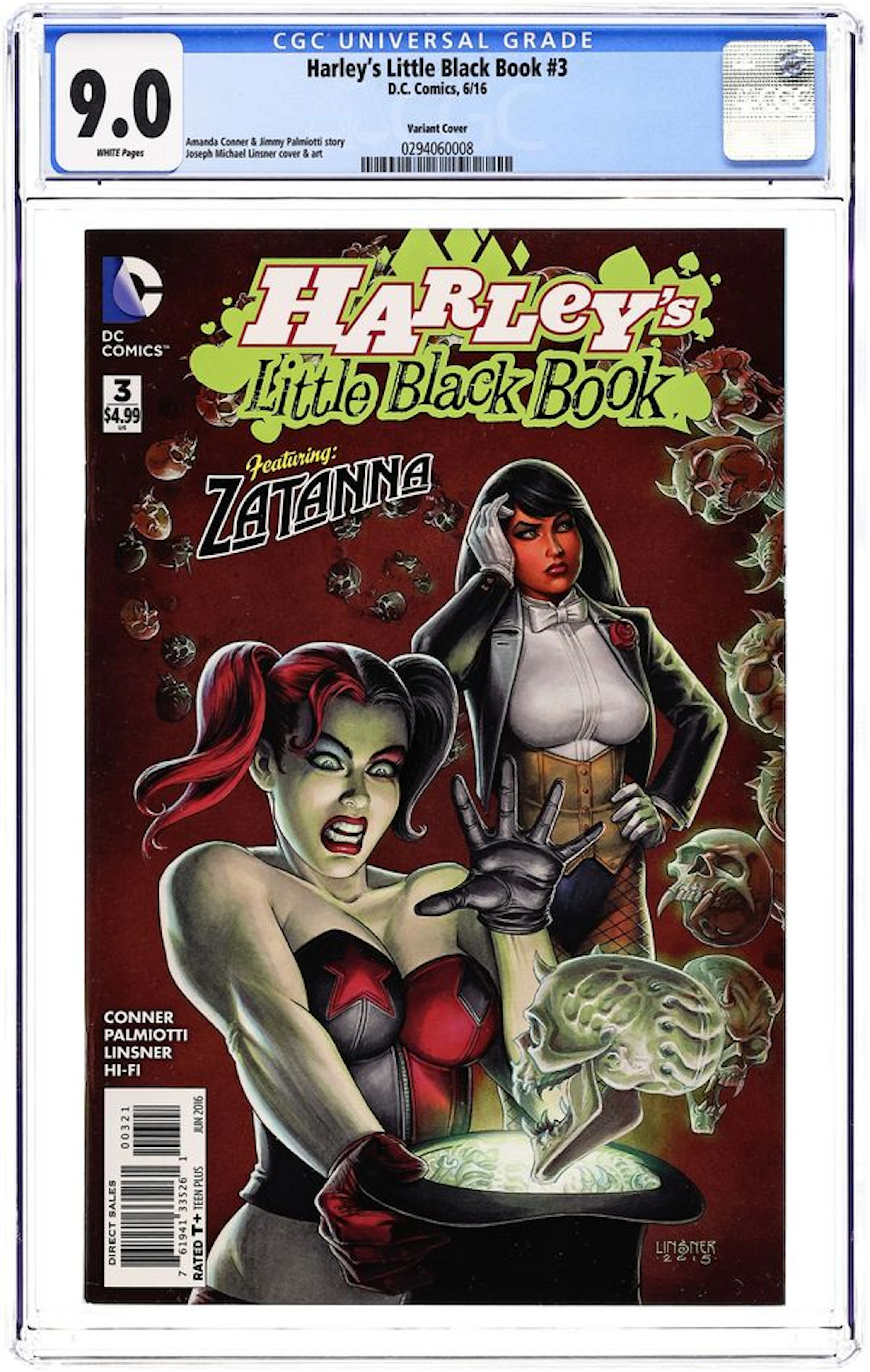 Harley's Little Black Book (2015) 3B CGC 9.0