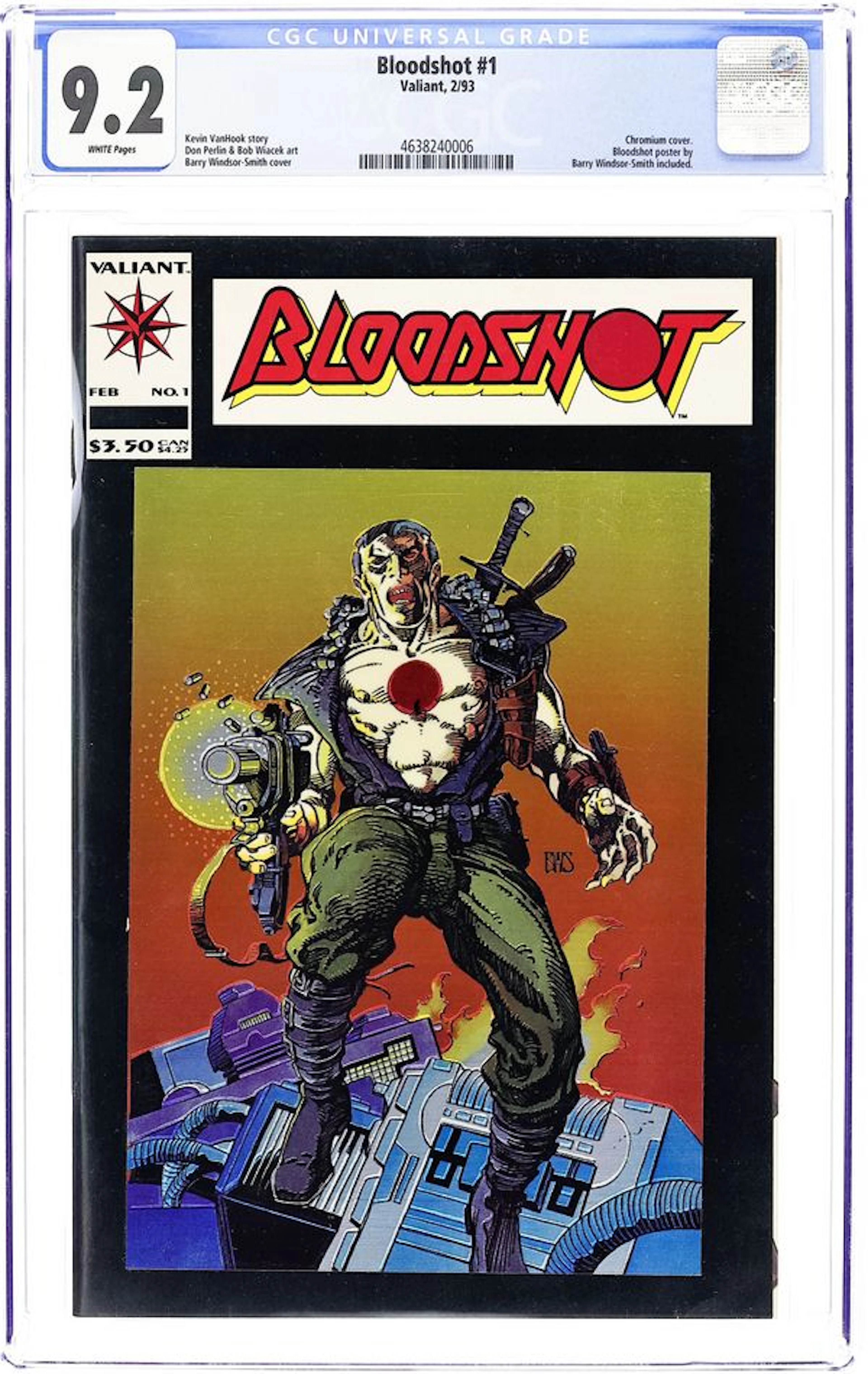 Bloodshot (1993 1st Series) 1 CGC 9.2