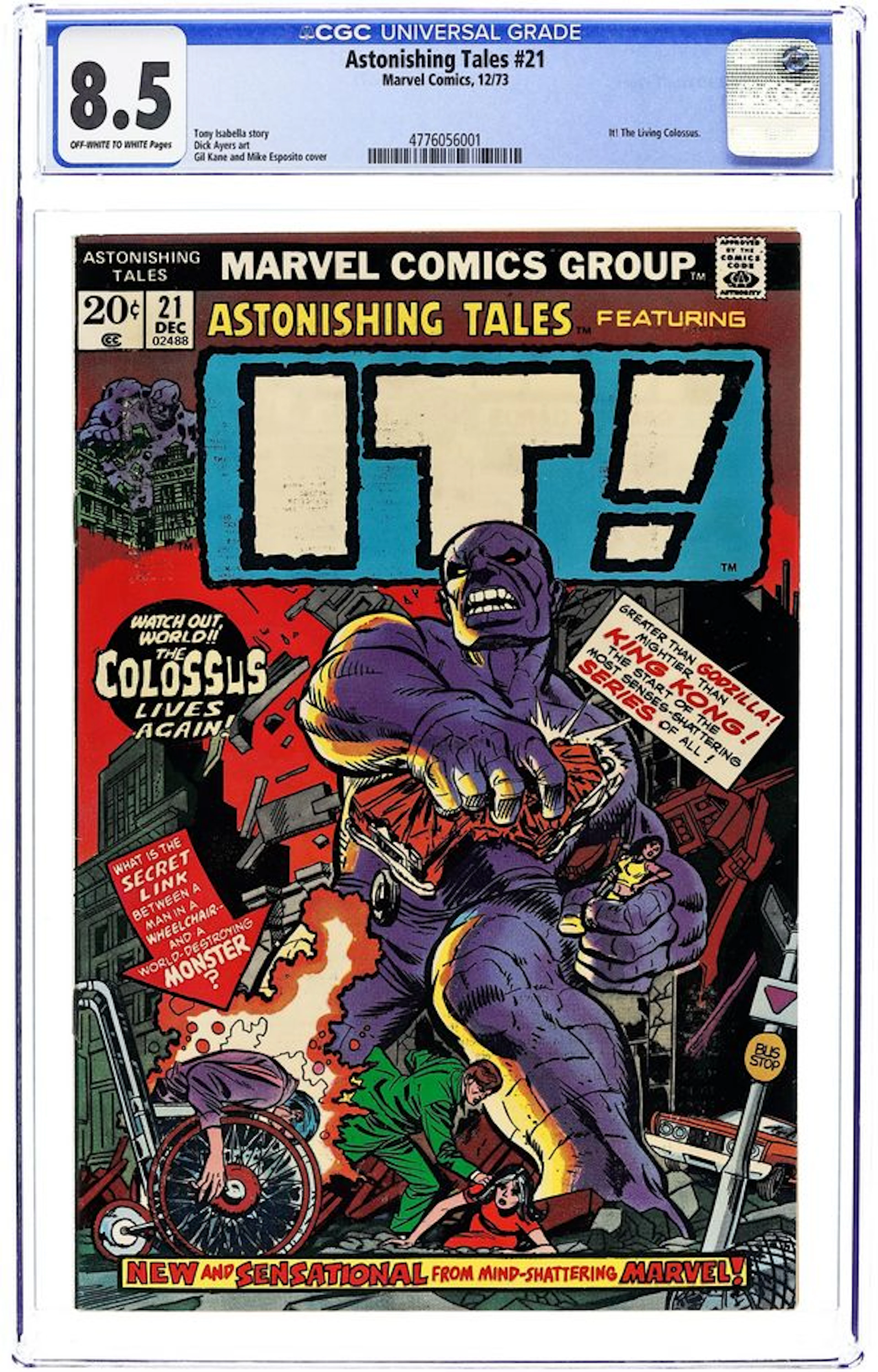 Astonishing Tales (1970) 21 CGC 8.5