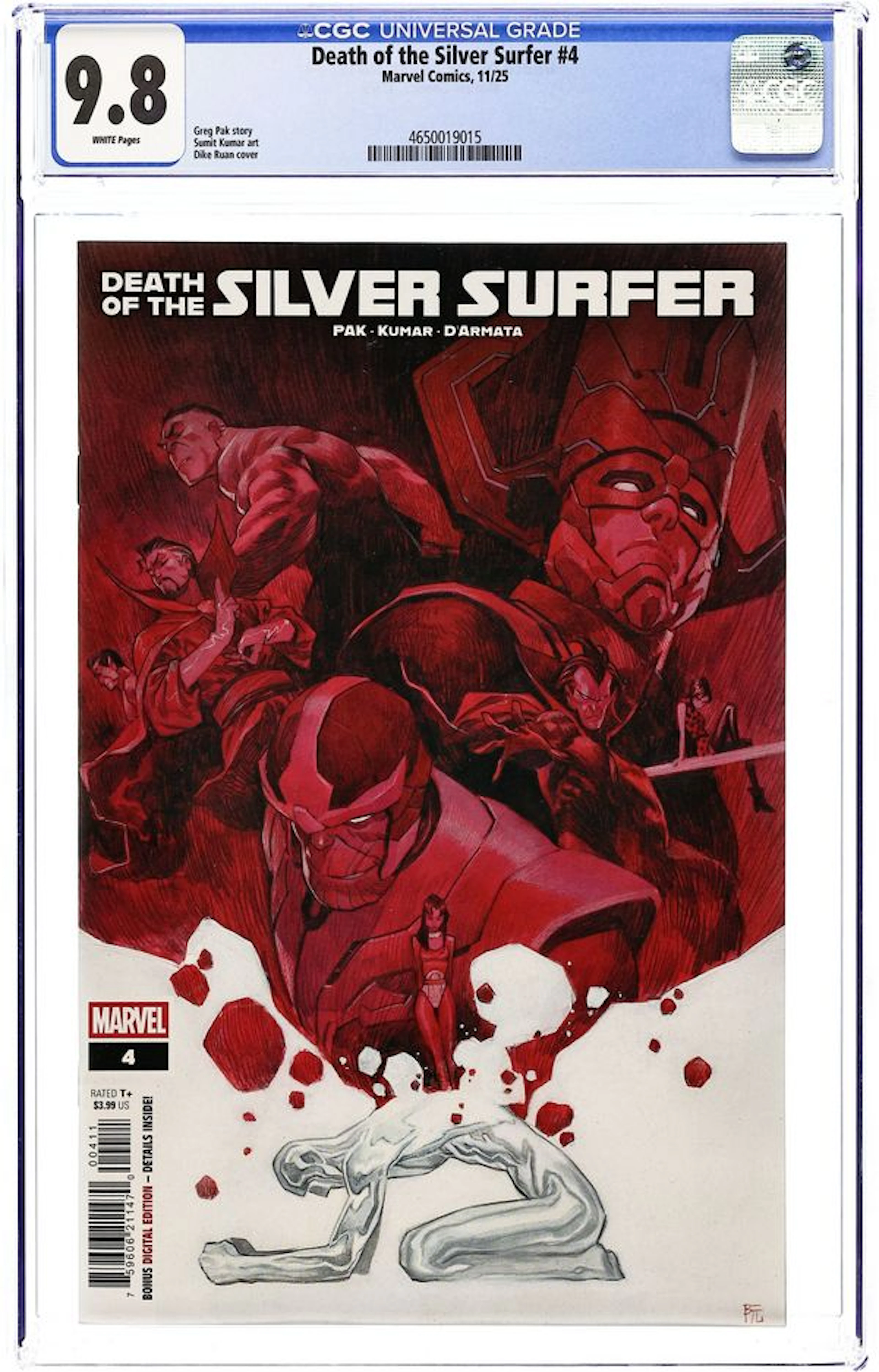 Death of the Silver Surfer (2025 Marvel) 4A CGC 9.8