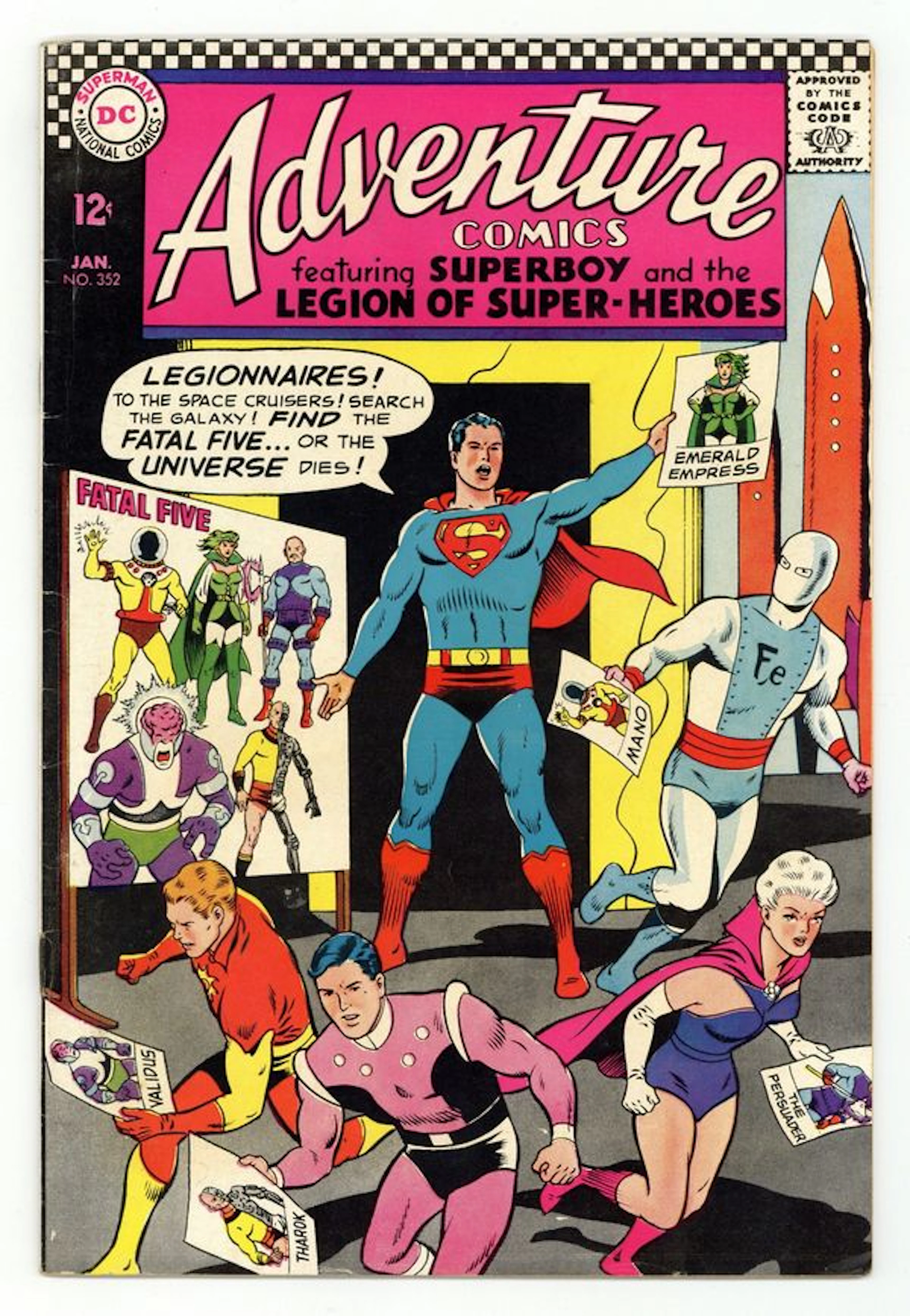 Adventure Comics (1938 1st Series) 352 VG+ 4.5