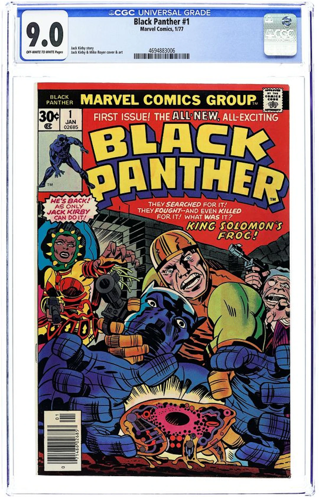 Black Panther (1977 Marvel 1st Series) 1 CGC 9.0