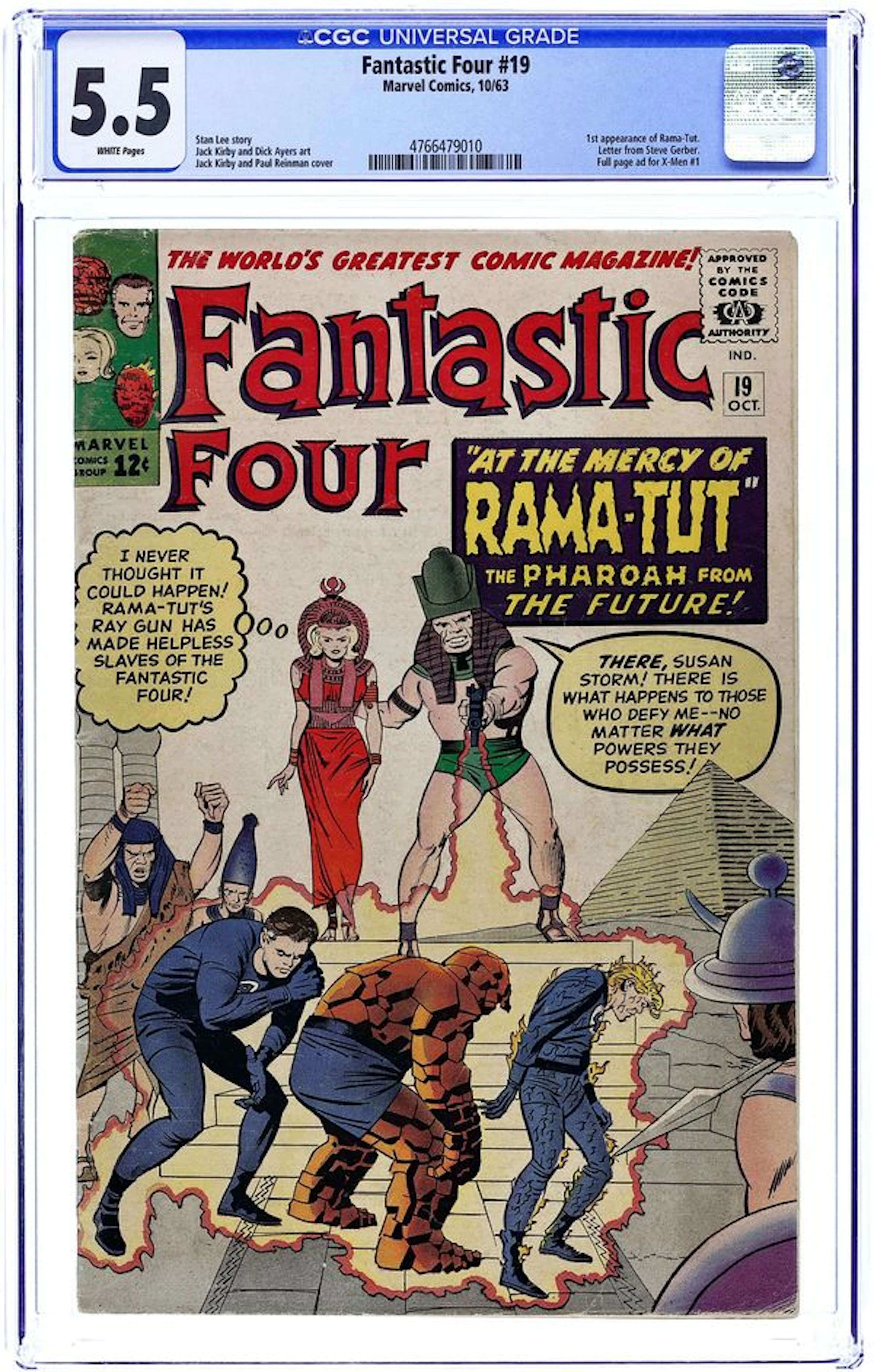 Fantastic Four (1961 1st Series) 19 CGC 5.5