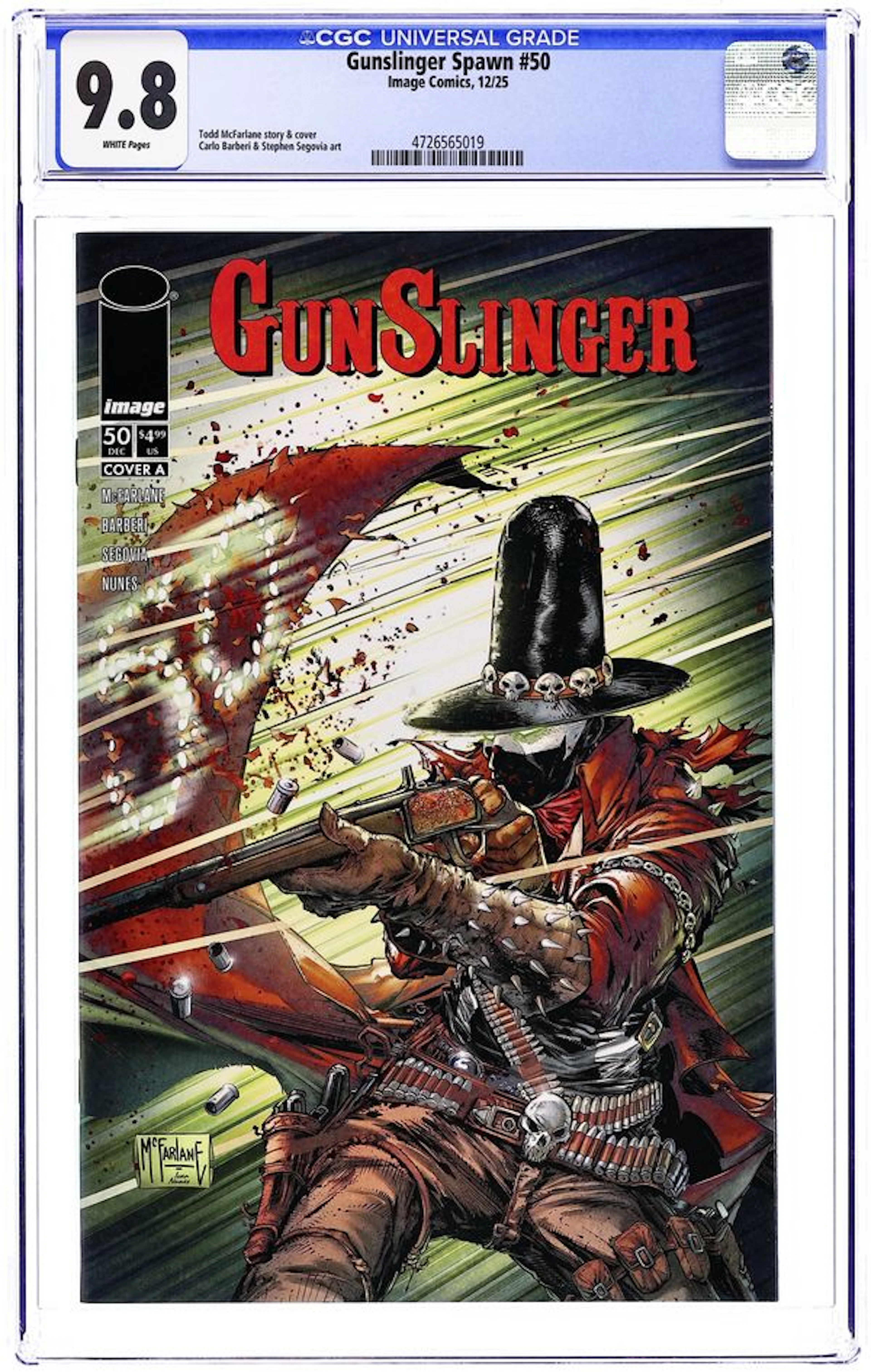 Gunslinger Spawn (2021 Image) 50A CGC 9.8