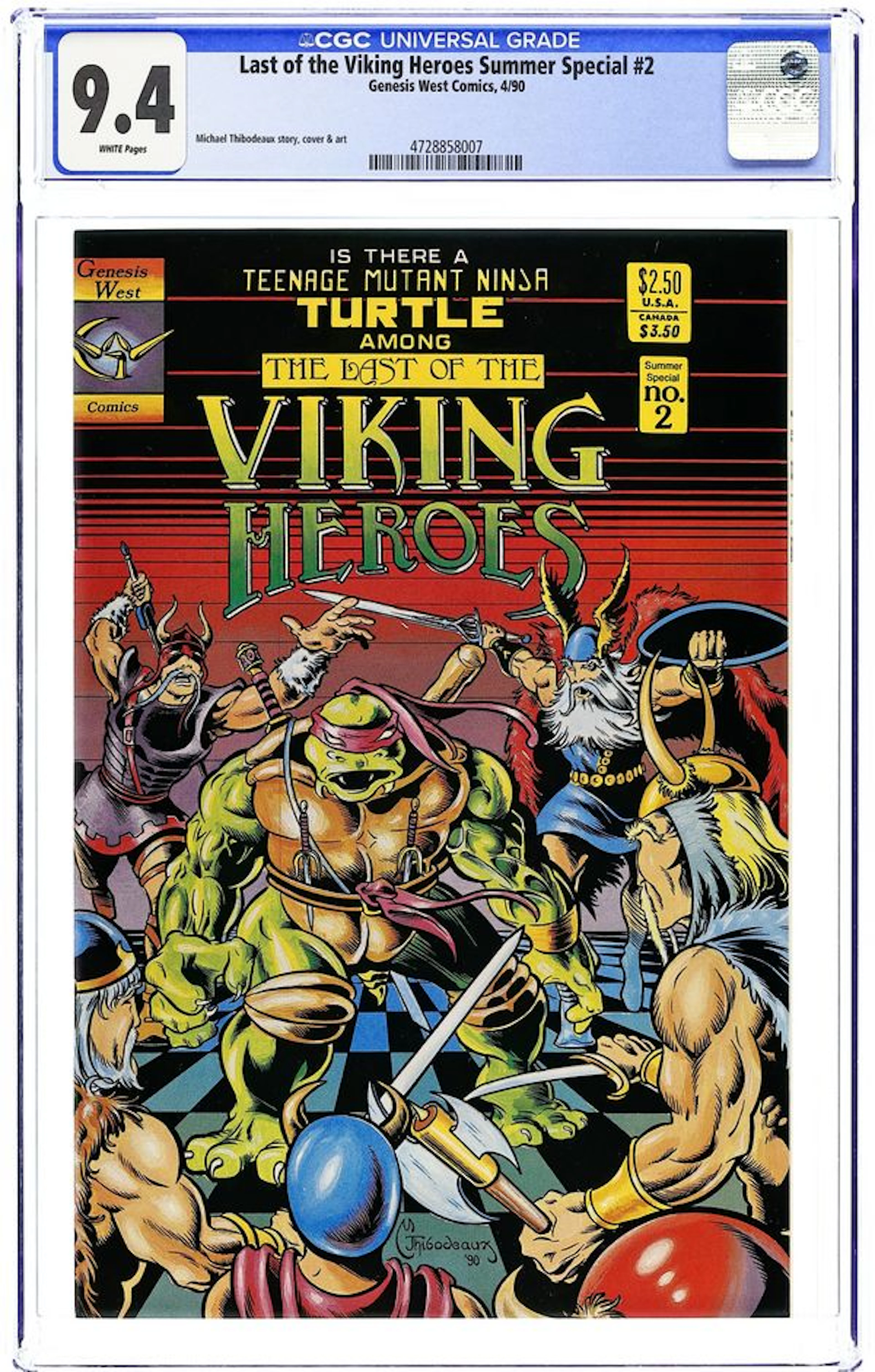 Last of the Viking Heroes Summer Special (1988) 2 CGC 9.4