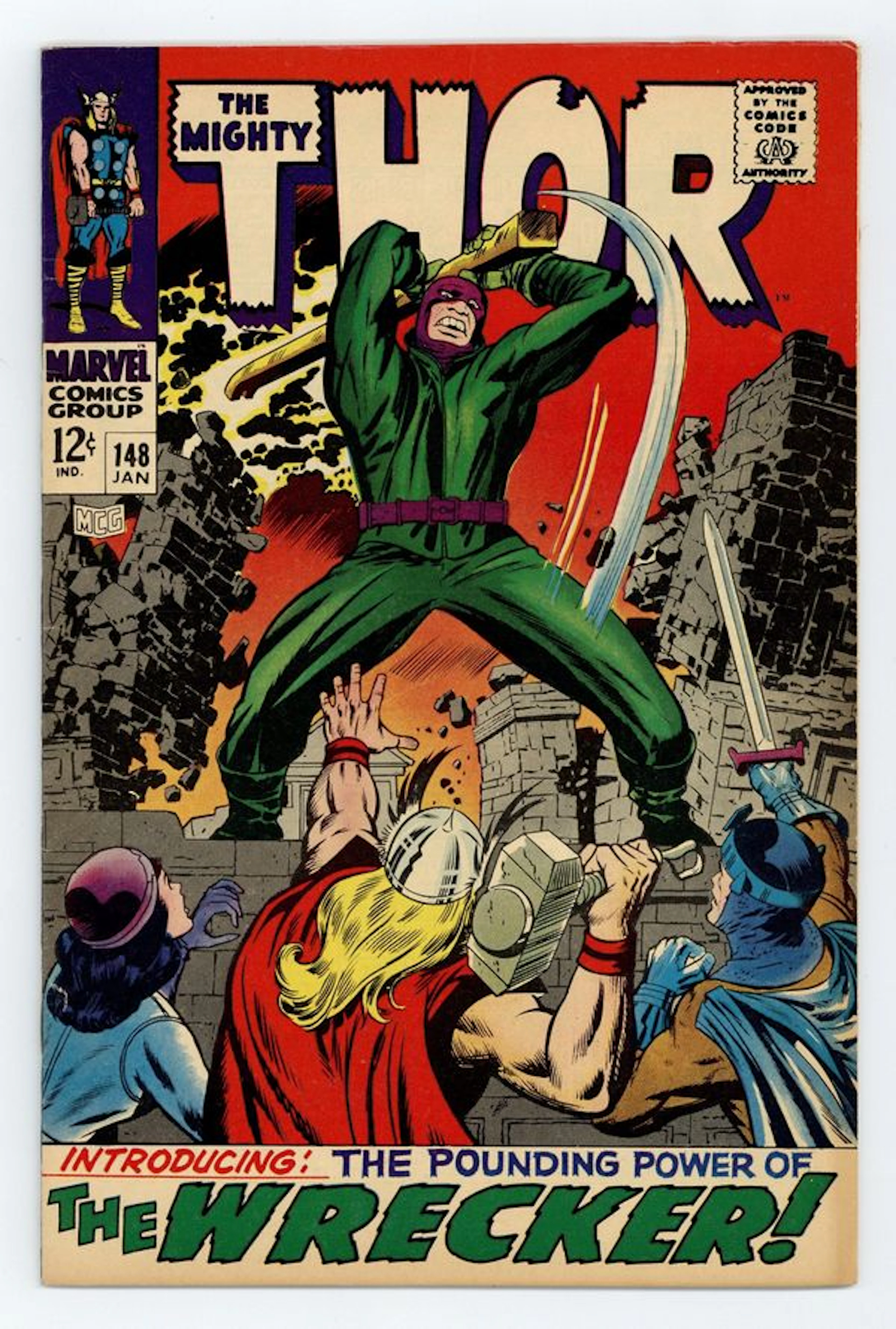Thor (1962 Marvel 1st Series Journey Into Mystery) 148 VG/FN 5.0
