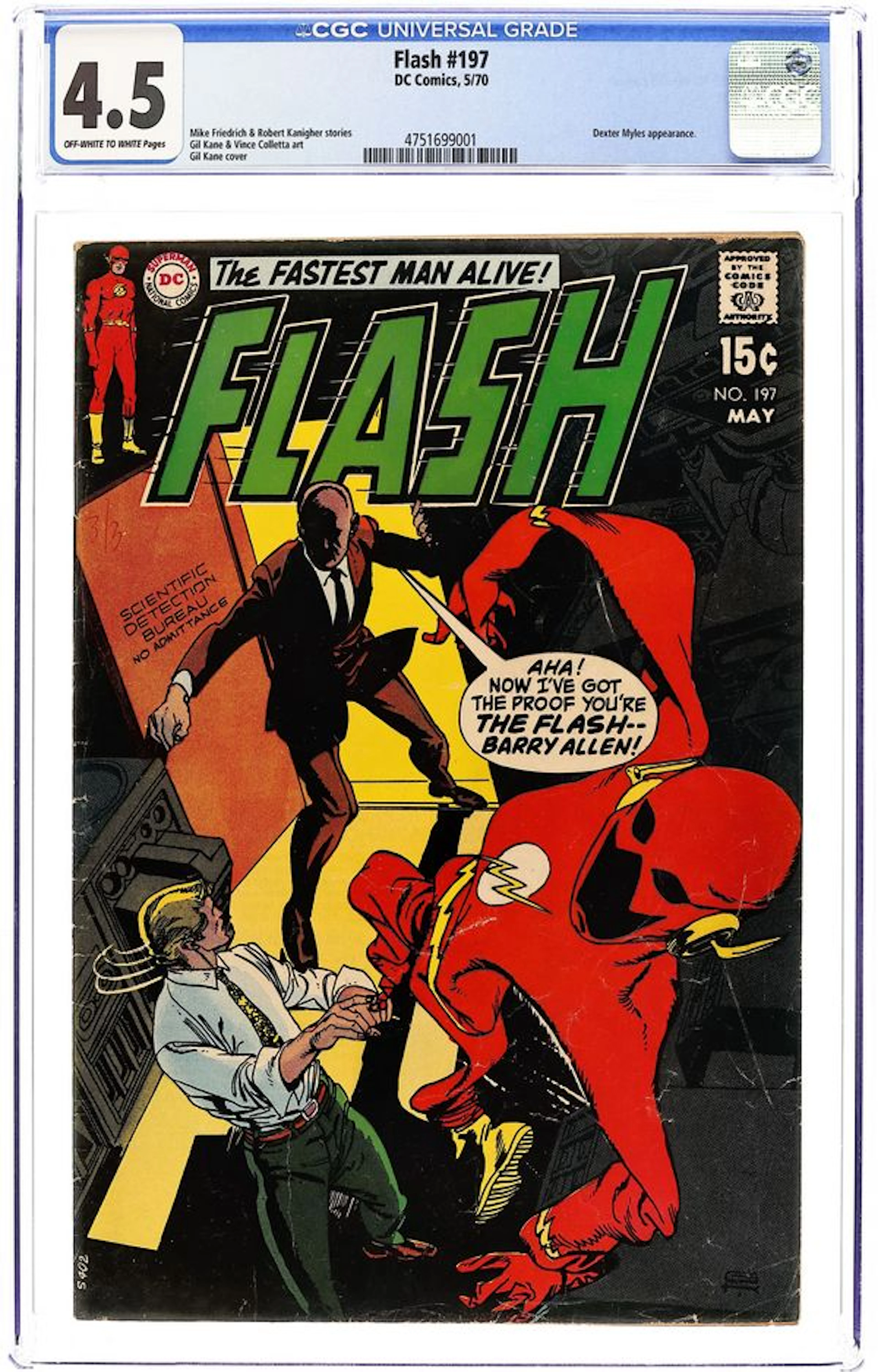 Flash (1959 1st Series DC) 197 CGC 4.5