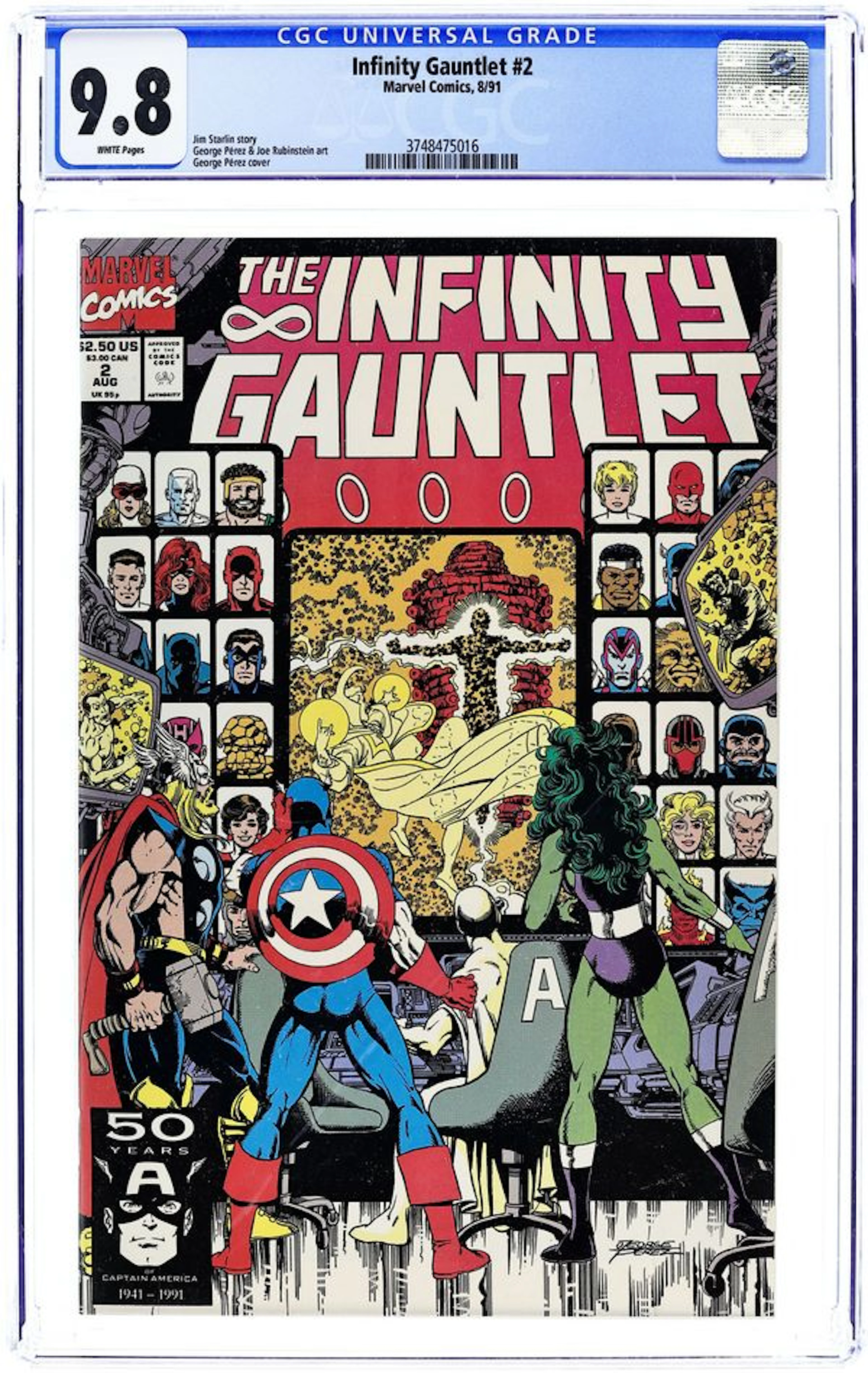 Infinity Gauntlet (1991) 2D CGC 9.8