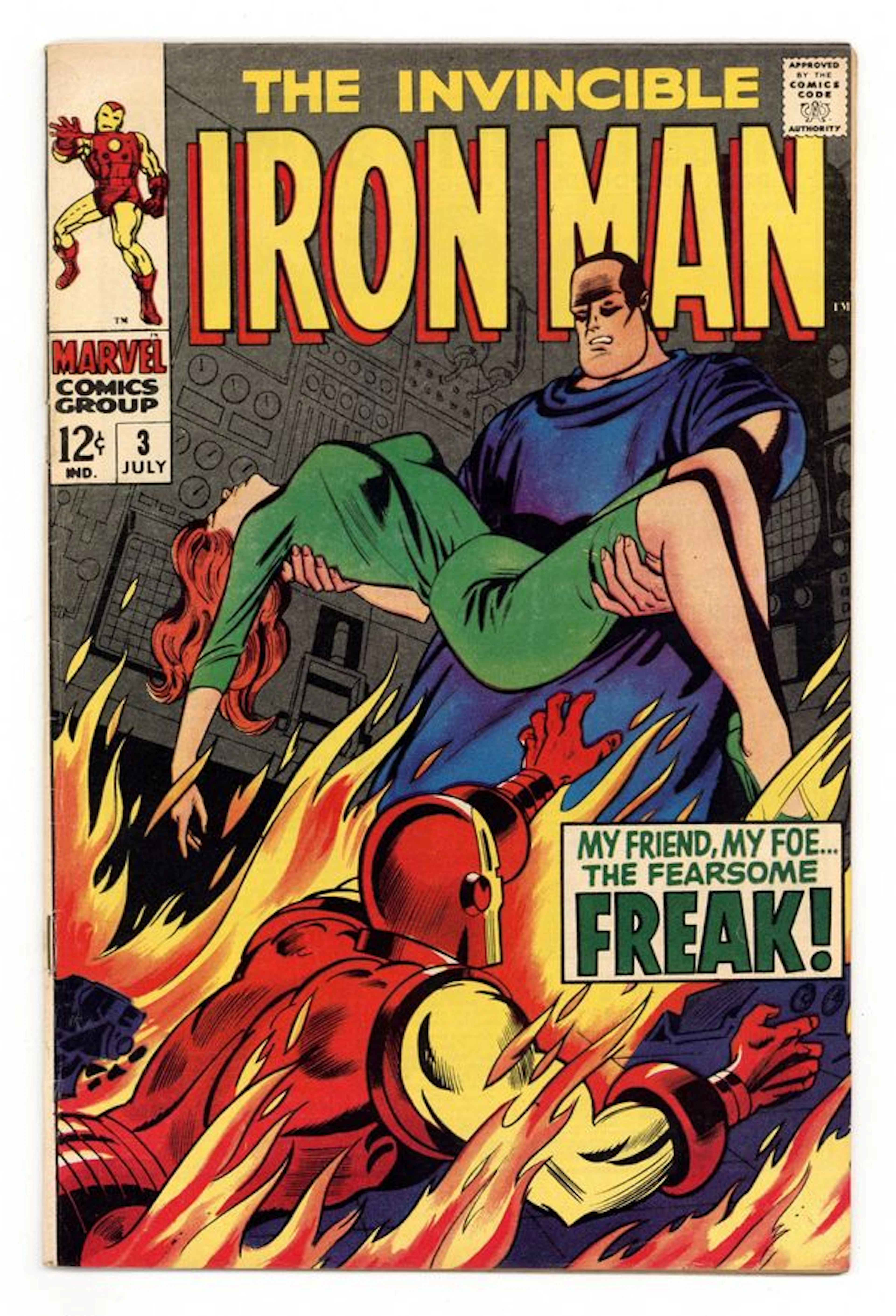 Iron Man (1968 1st Series) 3 VG 4.0