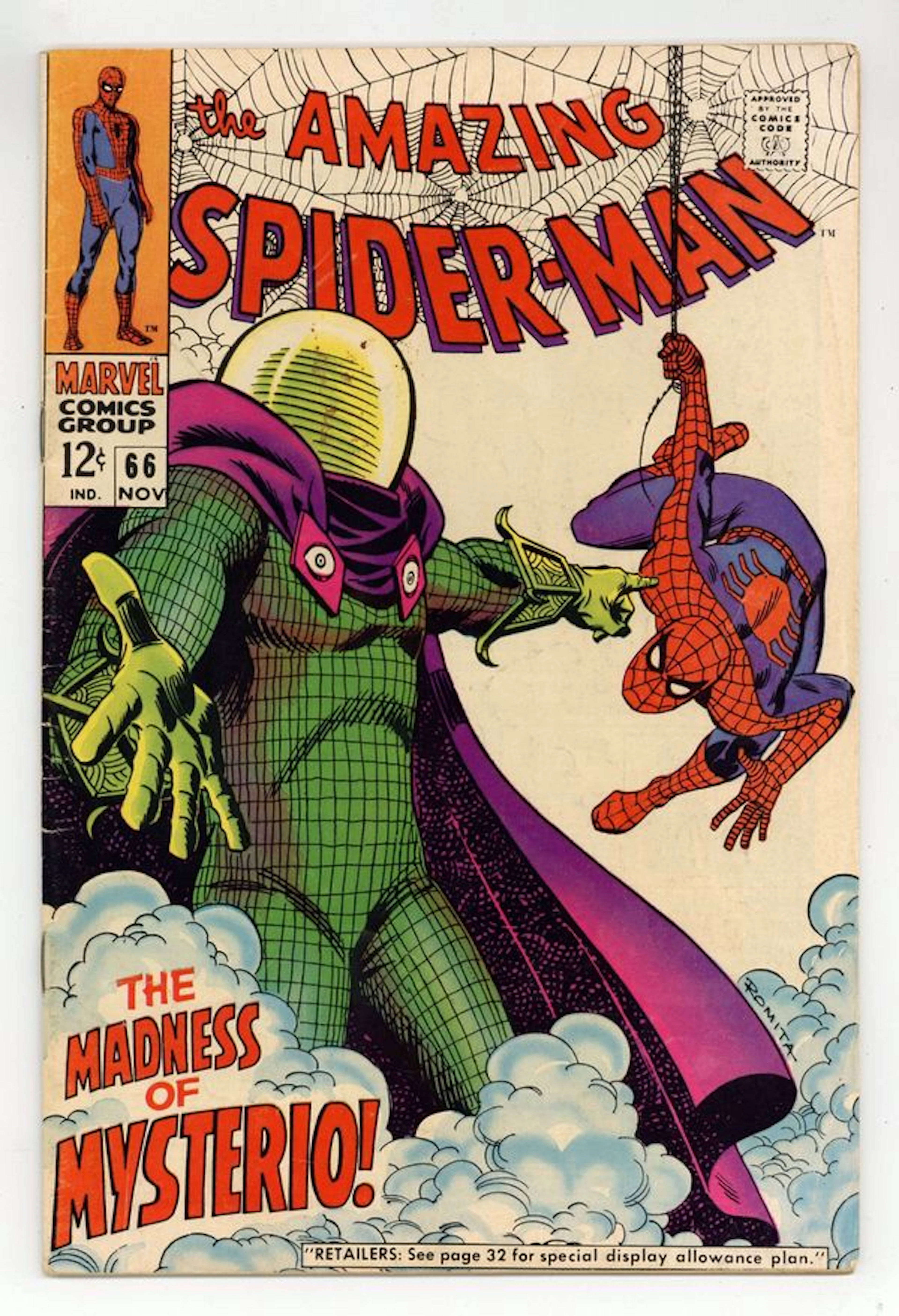Amazing Spider-Man (1963 1st Series) 66 GD/VG 3.0