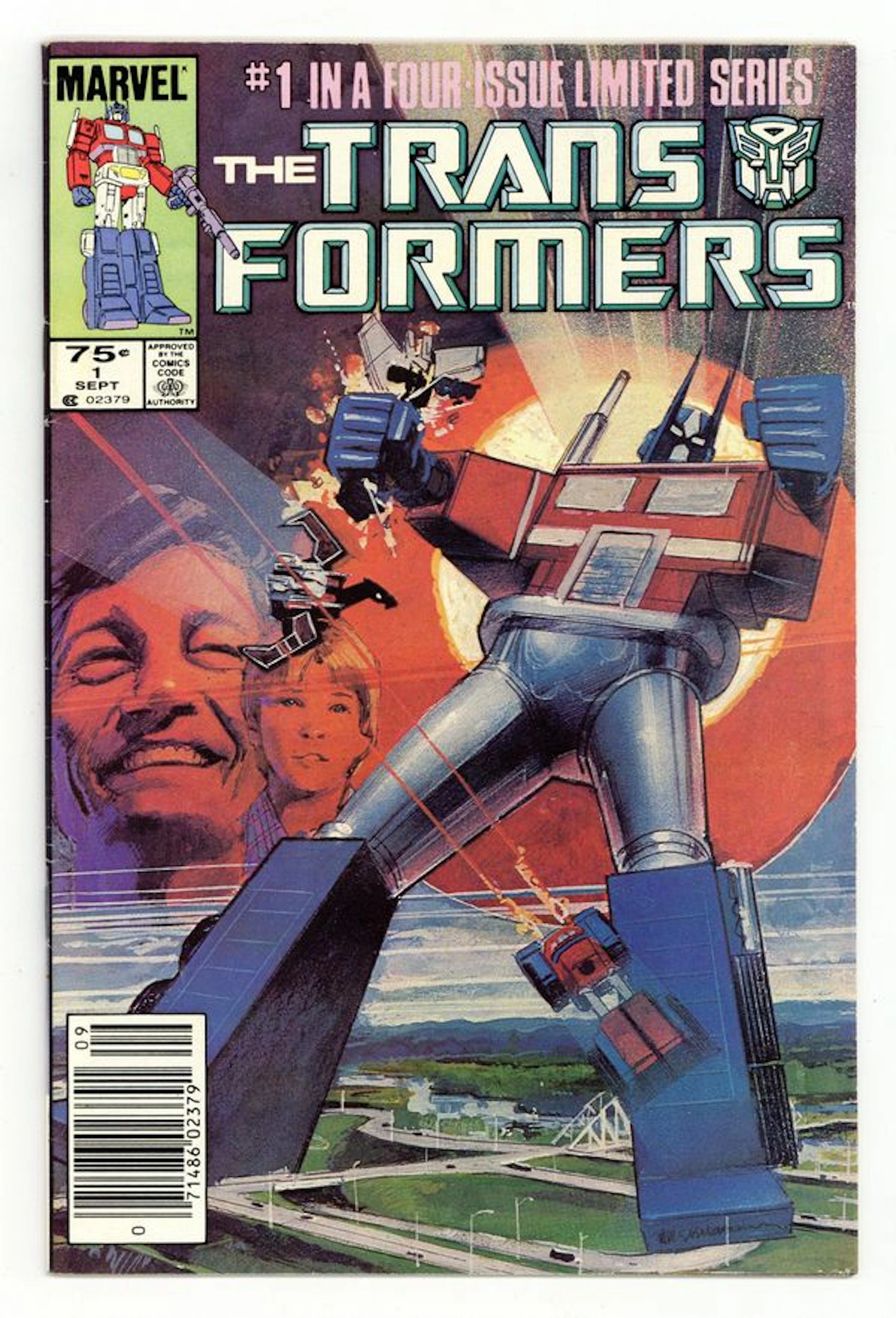 Transformers (1984 Marvel) 1N VG+ 4.5