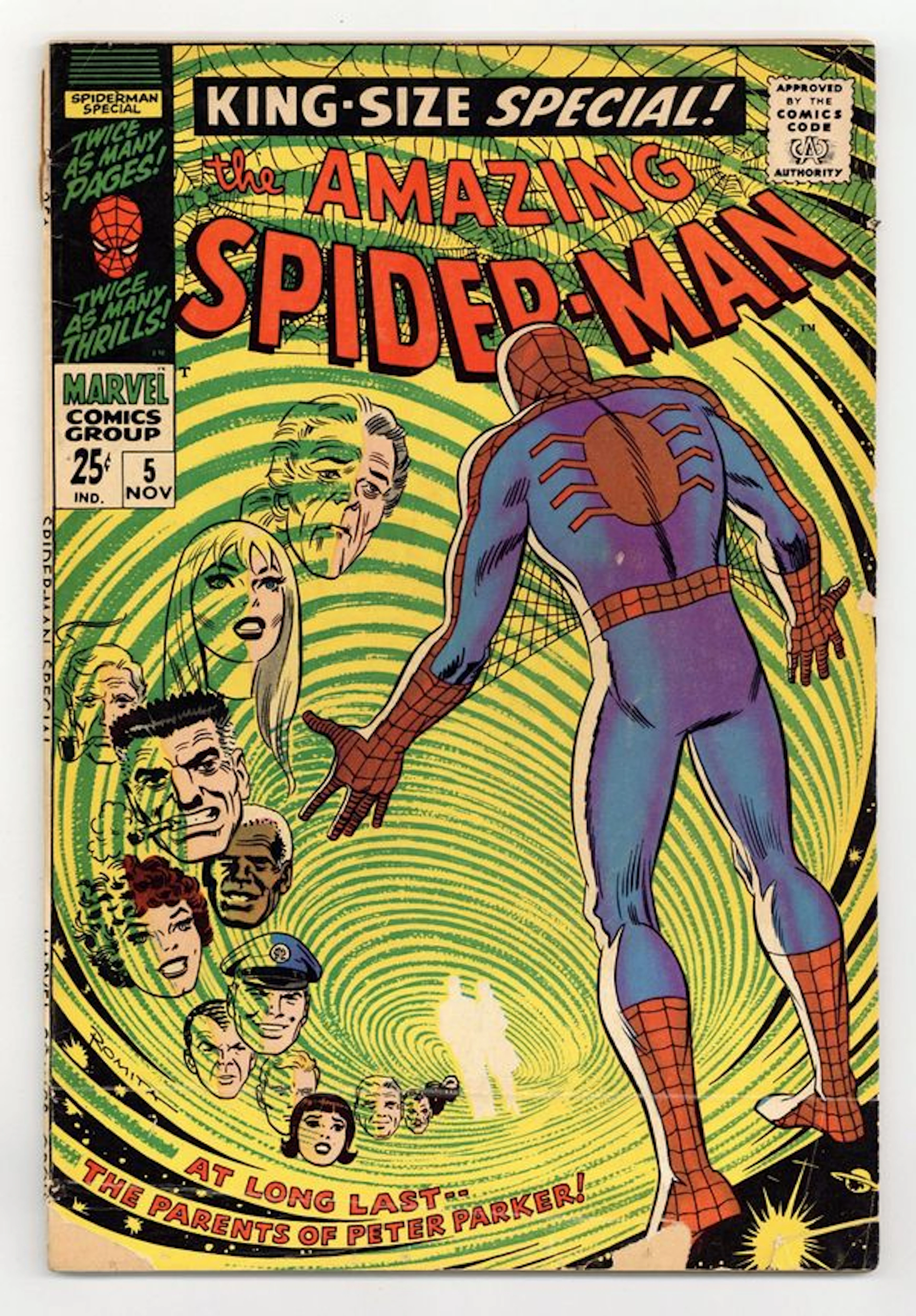 Amazing Spider-Man (1963 1st Series) Annual 5 GD- 1.8 (R)