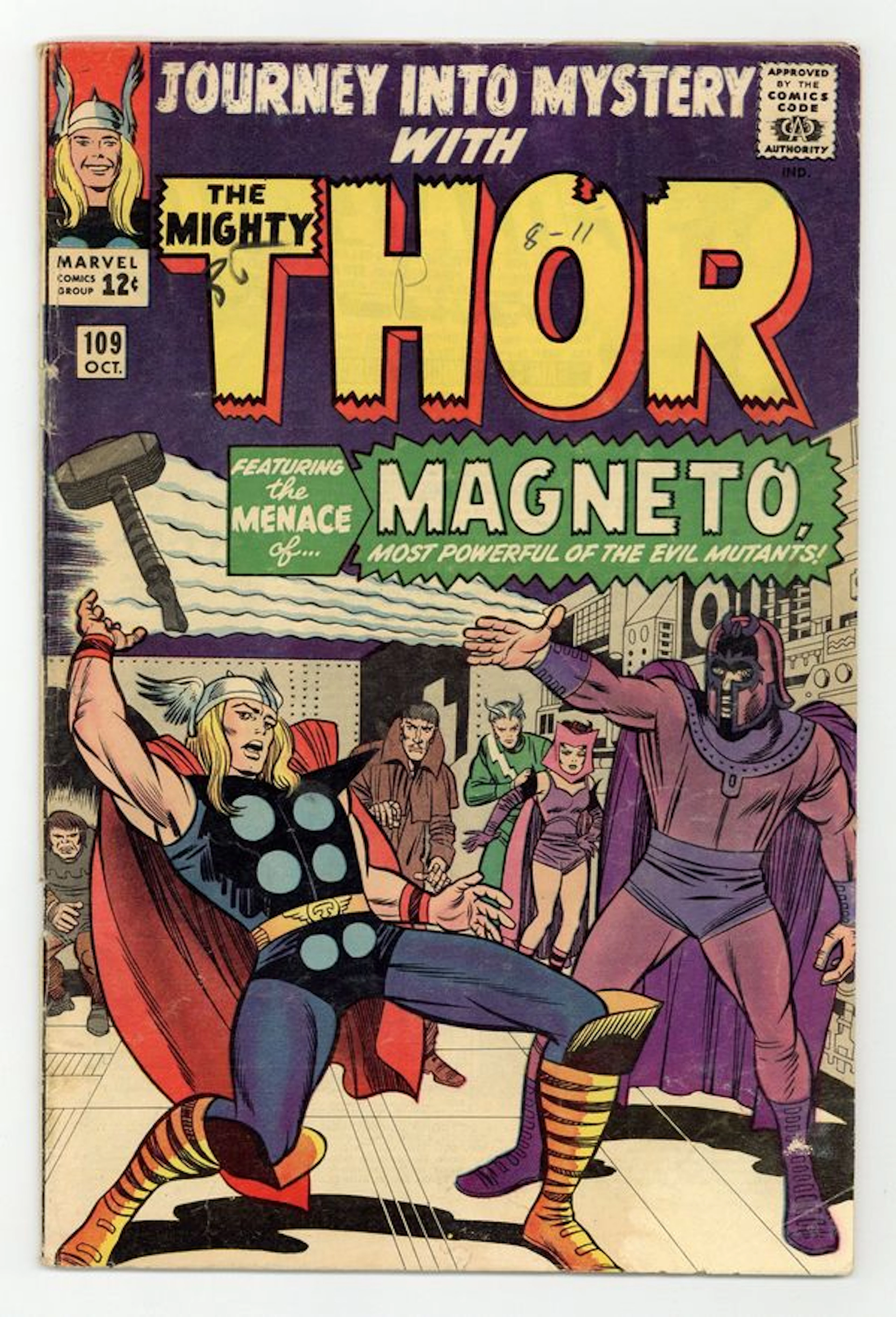 Thor (1962 Marvel 1st Series Journey Into Mystery) 109 GD 2.0