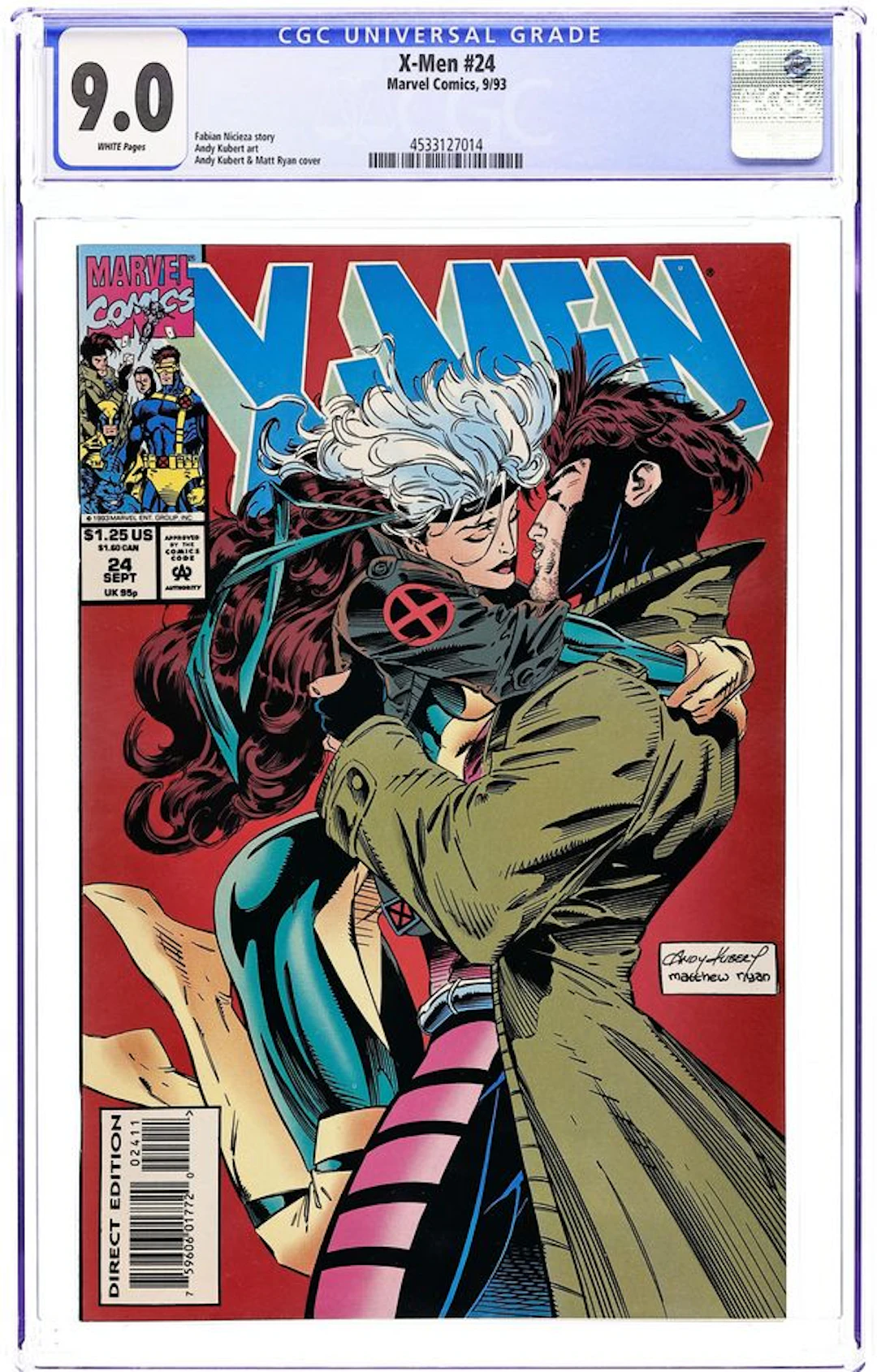 X-Men (1991 1st Series) 24D CGC 9.0