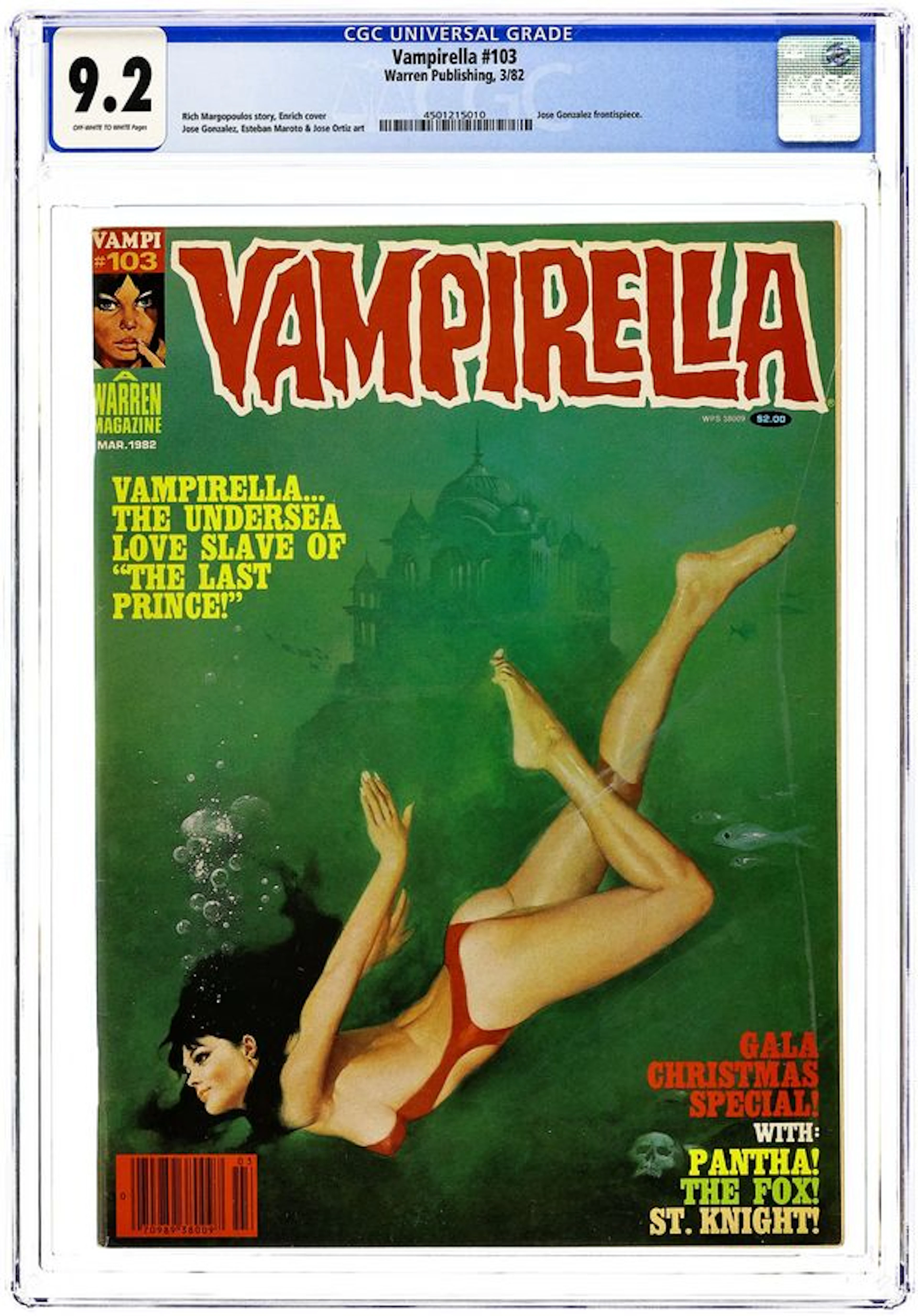 Vampirella (1969 Warren) 103 CGC 9.2