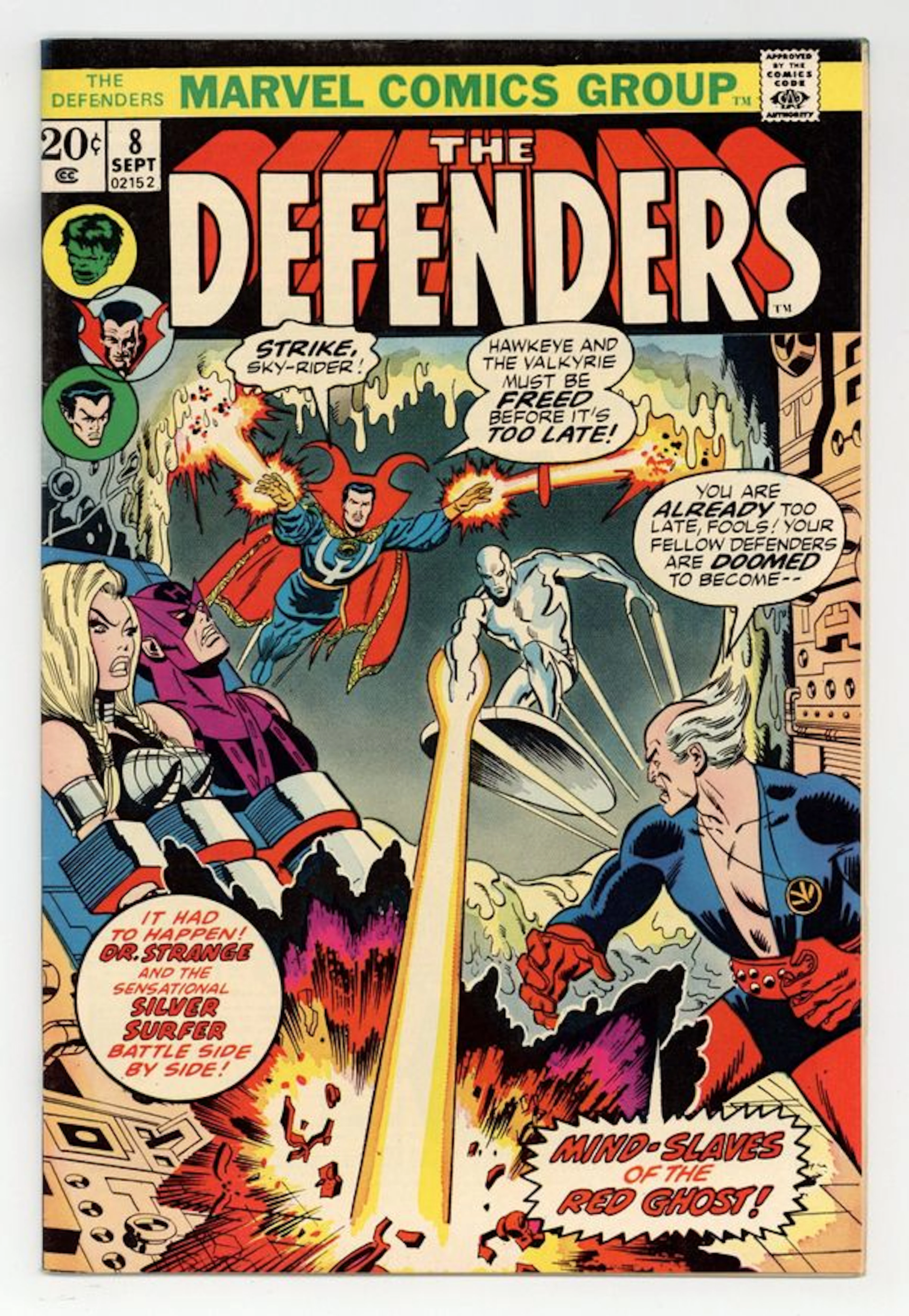 Defenders (1972 1st Series) 8 FN 6.0