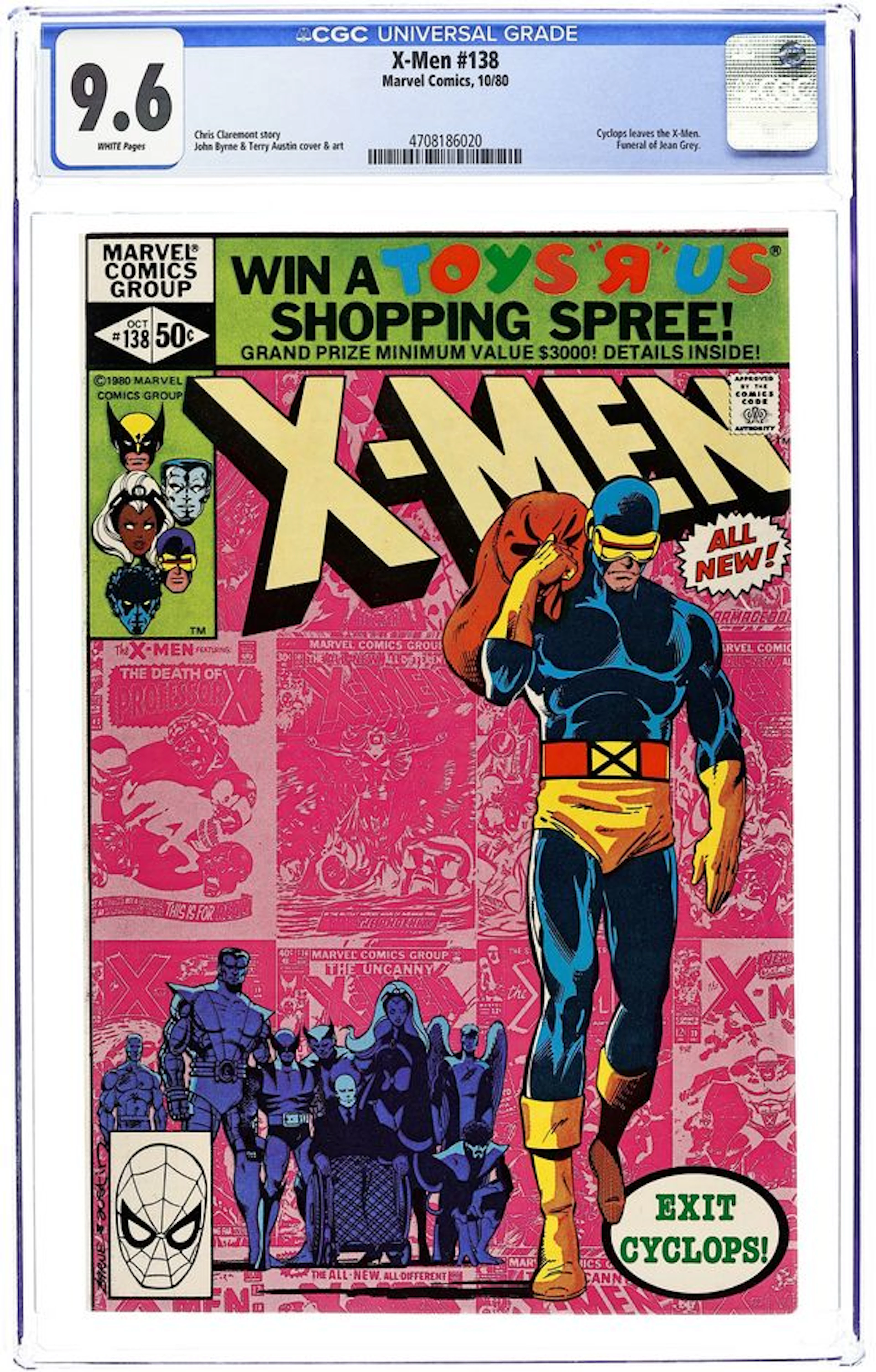 Uncanny X-Men (1963 1st Series) 138D CGC 9.6