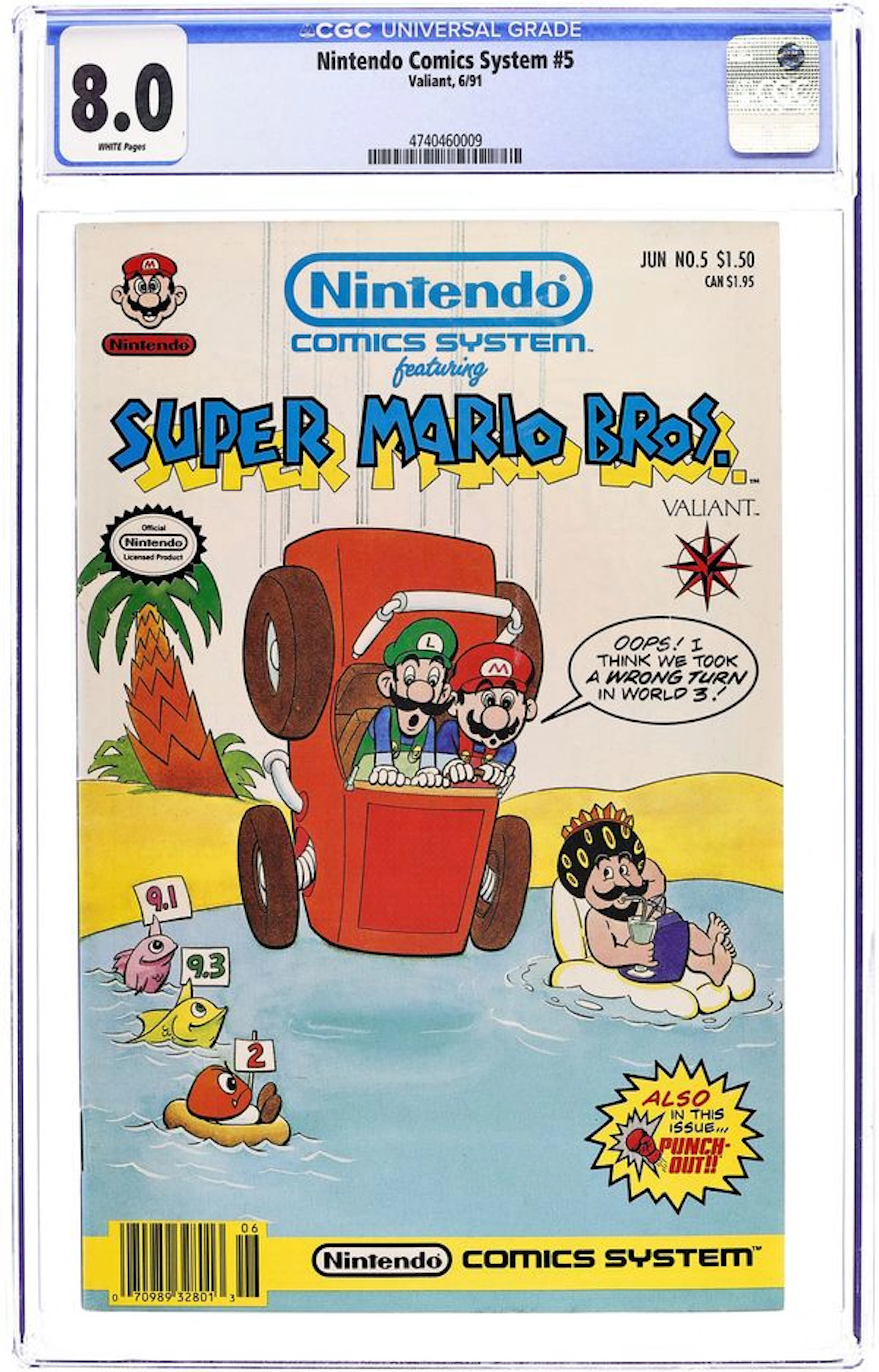Nintendo Comics System (1991) 5 CGC 8.0