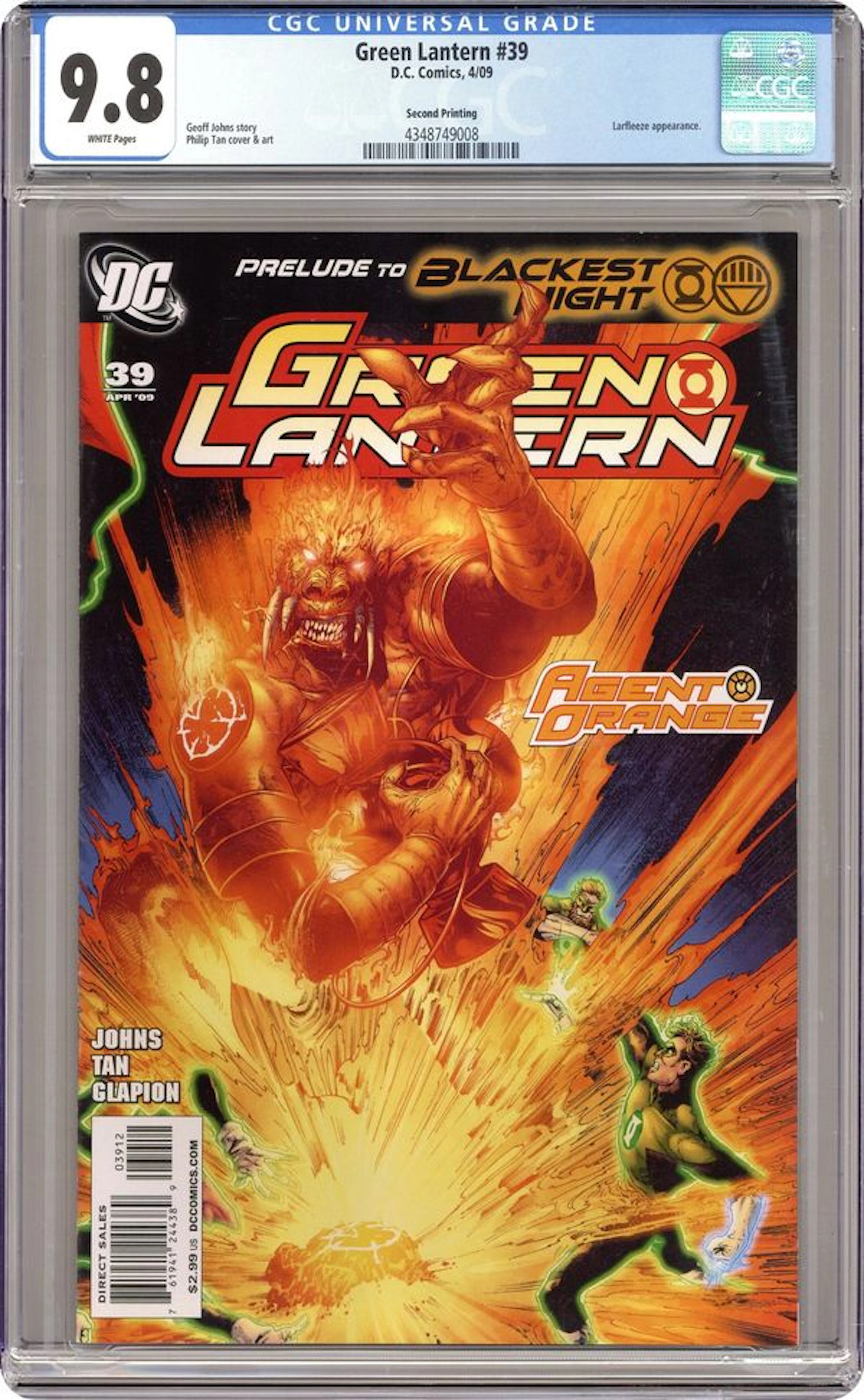 Green Lantern (2005 4th Series DC) 39C CGC 9.8