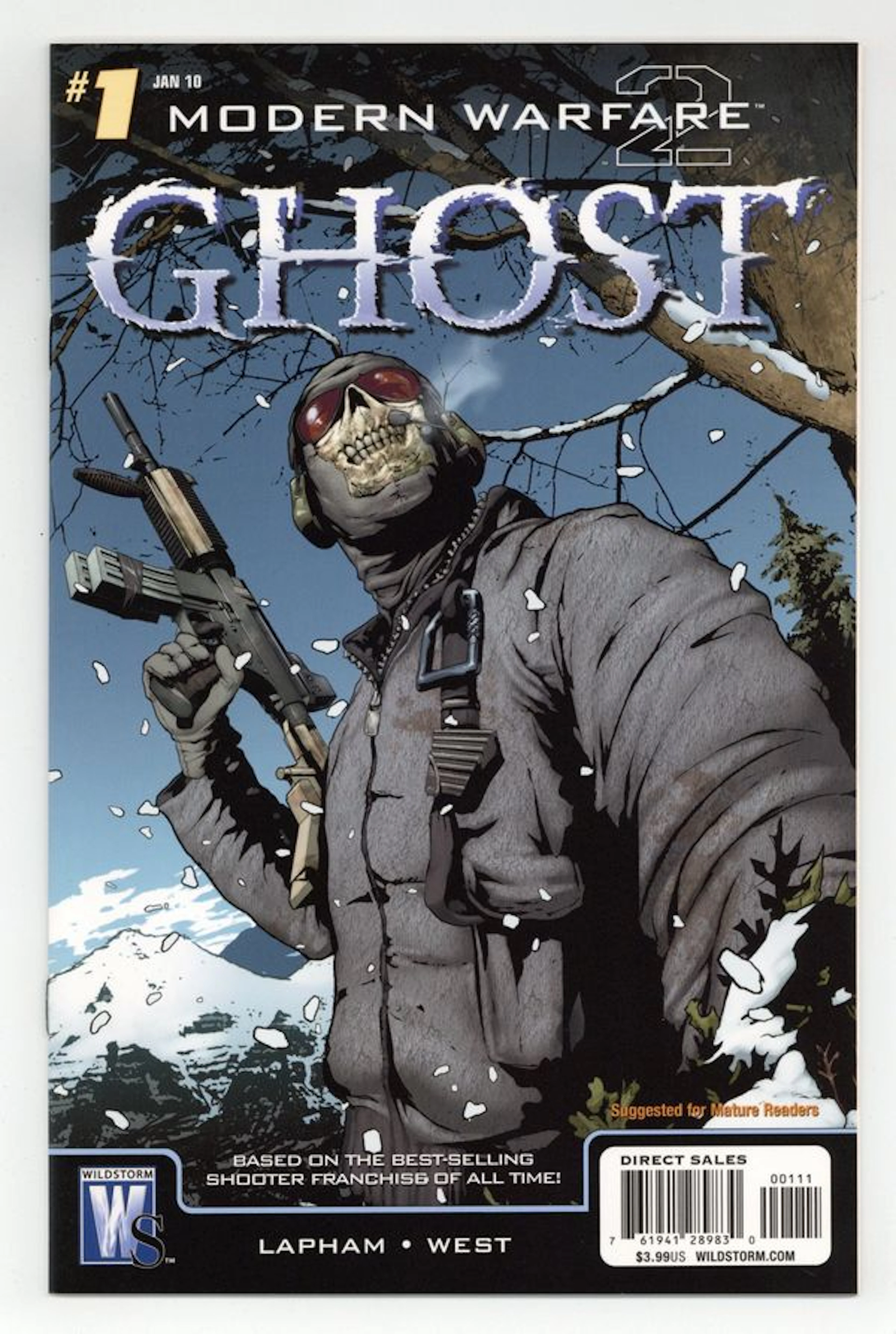 Modern Warfare 2 Ghost (2009 DC) 1A VF+ 8.5