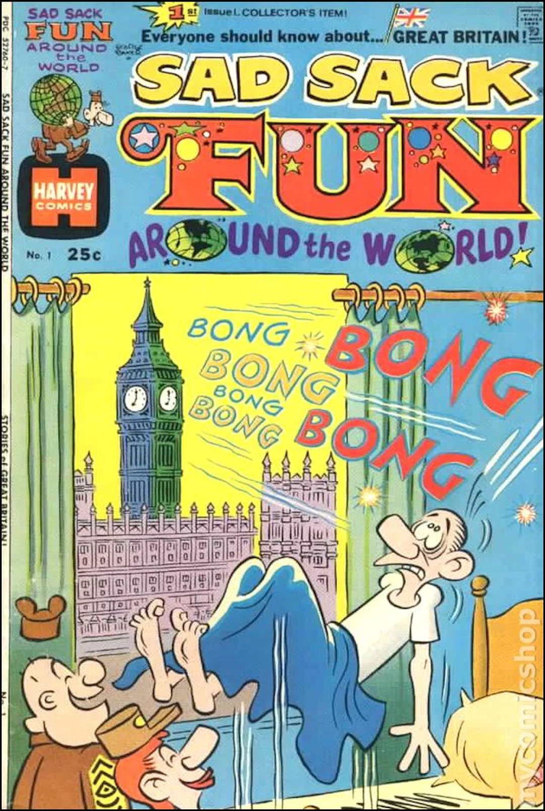 Sad Sack Fun Around the World (1974 Harvey) 1 FN 6.0
