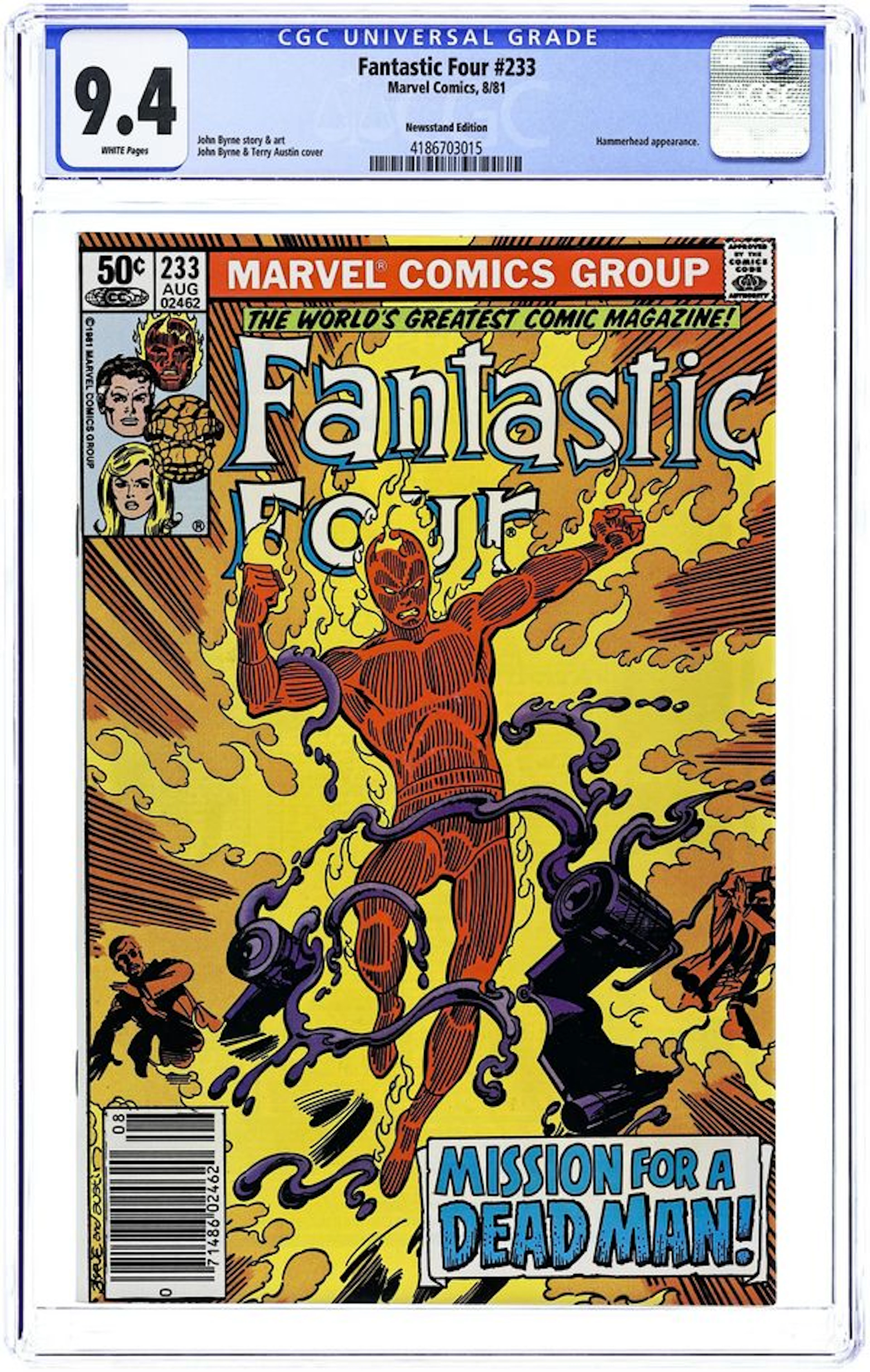 Fantastic Four (1961 1st Series) 233N CGC 9.4