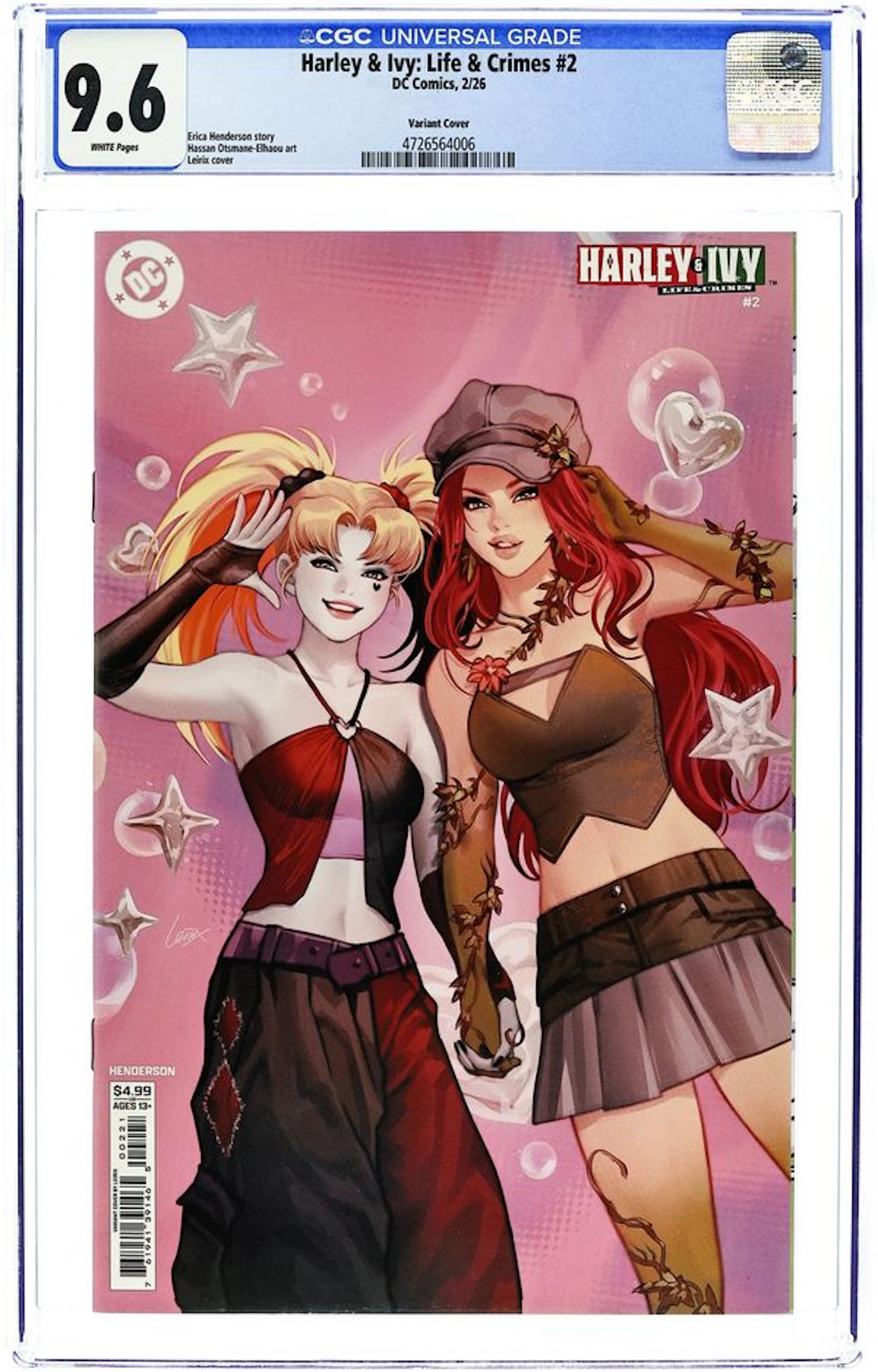 Harley and Ivy Life and Crimes (2026 DC) 2B CGC 9.6