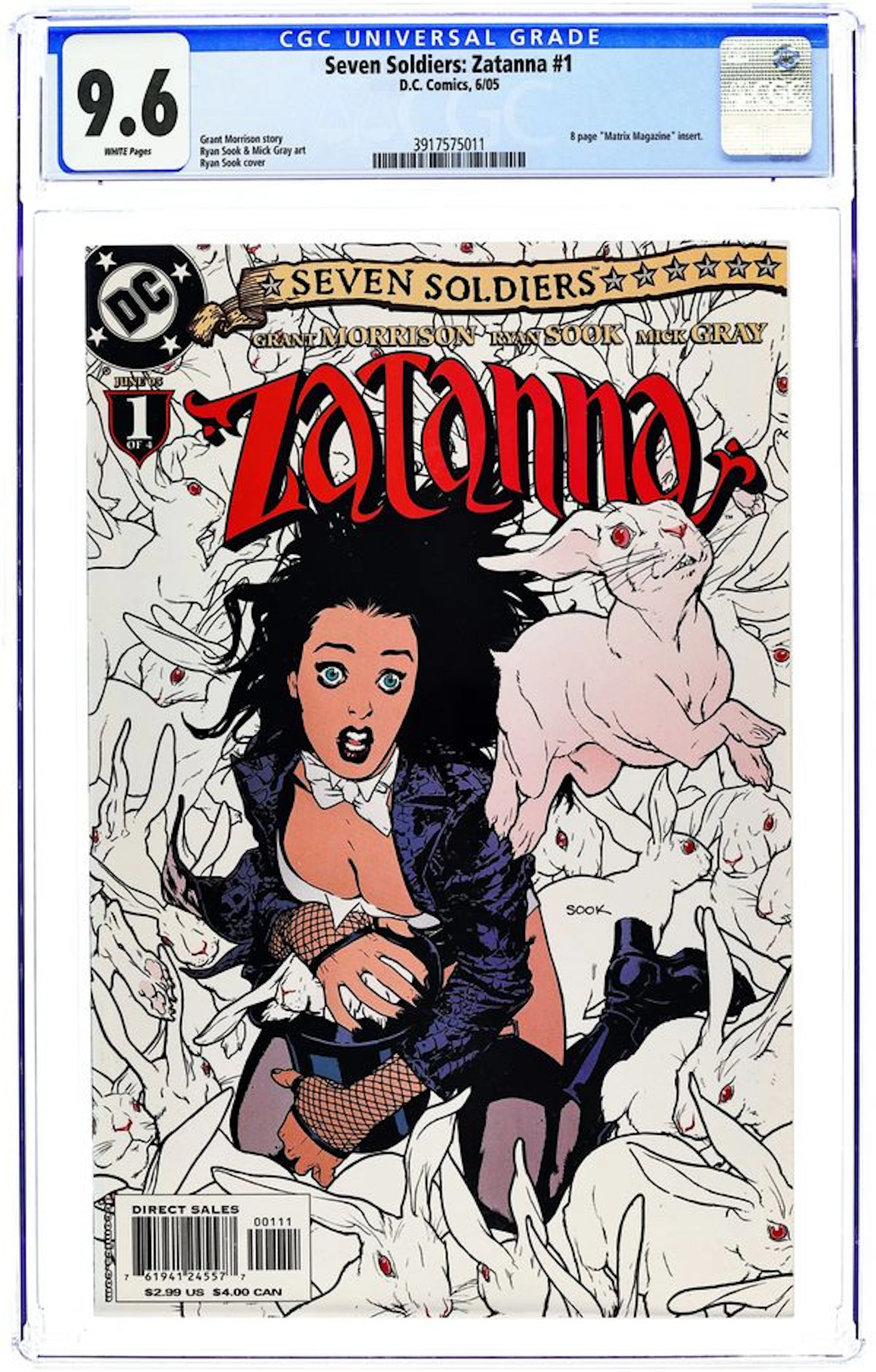 Seven Soldiers Zatanna (2005) 1 CGC 9.6