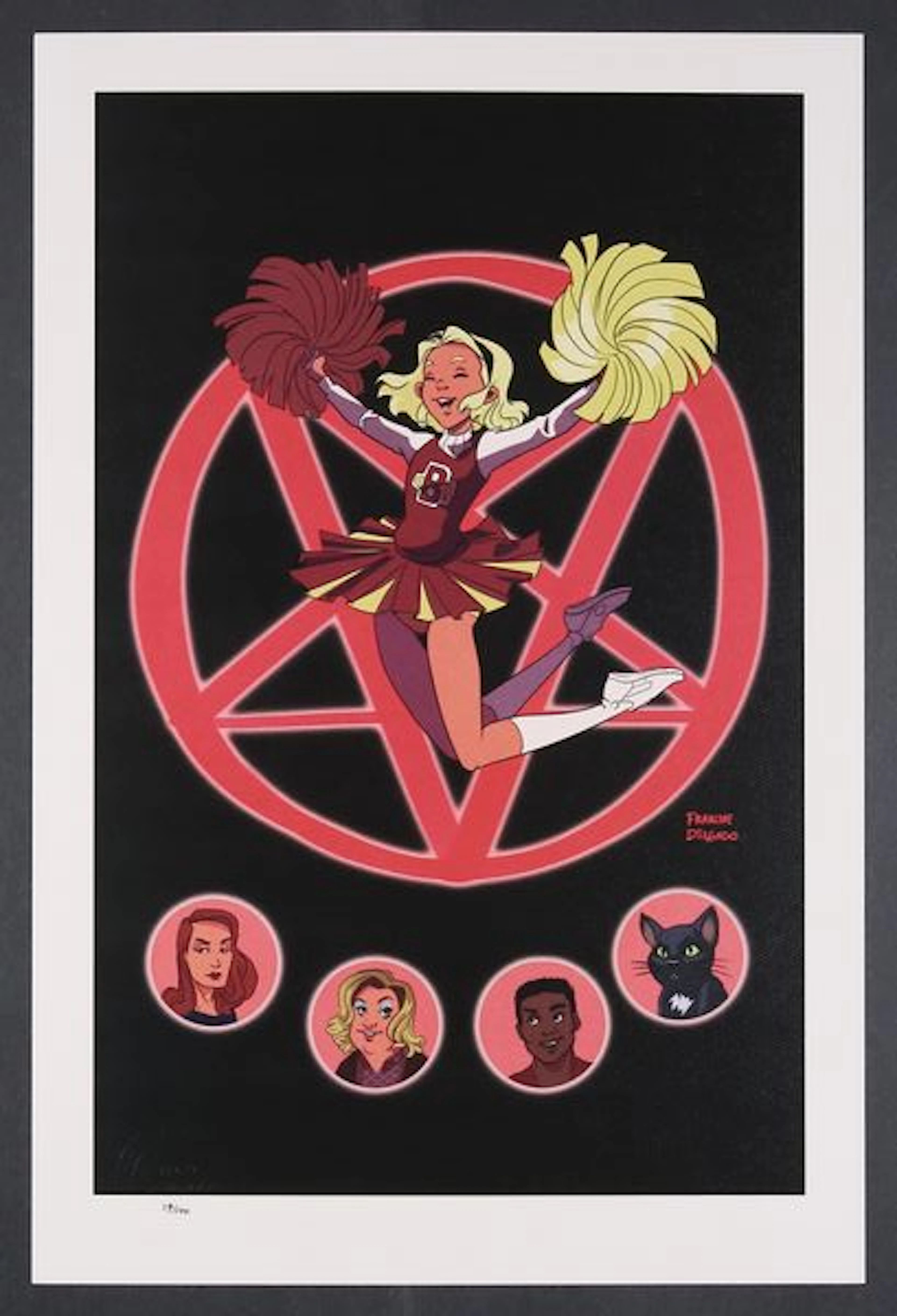 Sabrina the Teenage Witch Family Print by Francine Delgado