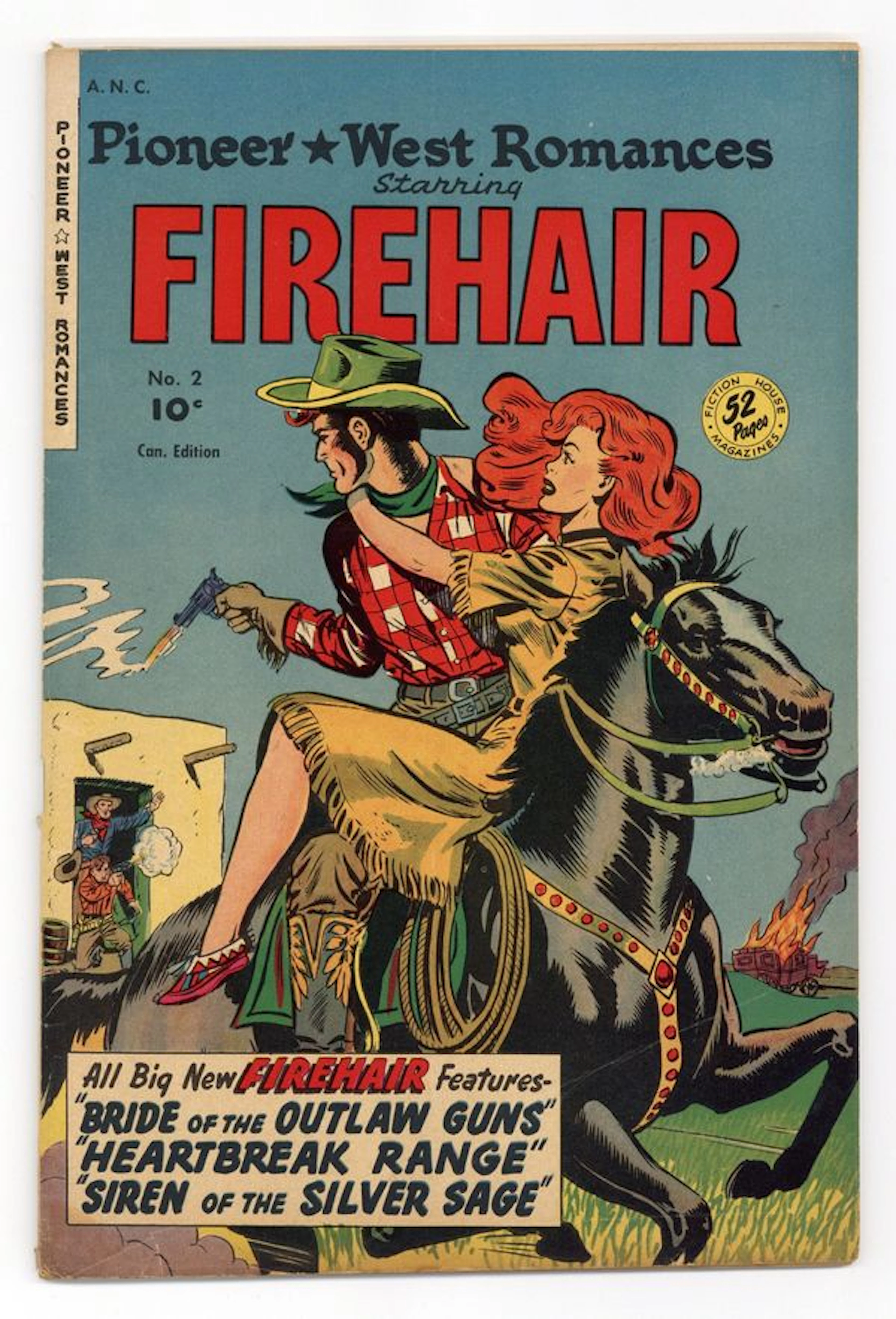 Firehair Comics (Canadian c.1949 Publication Services Limited) 2 VG+ 4.5