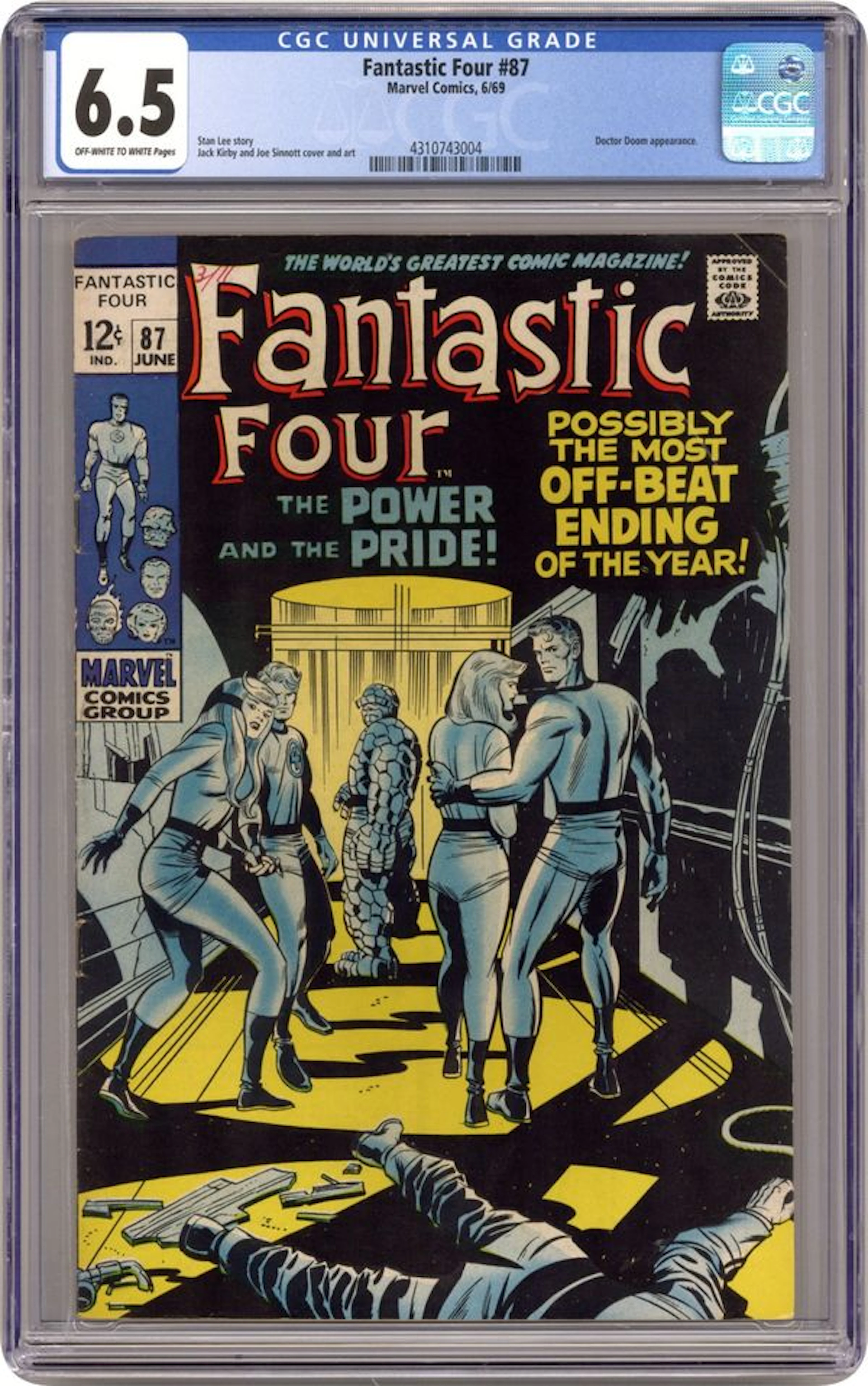 Fantastic Four (1961 1st Series) 87 CGC 6.5