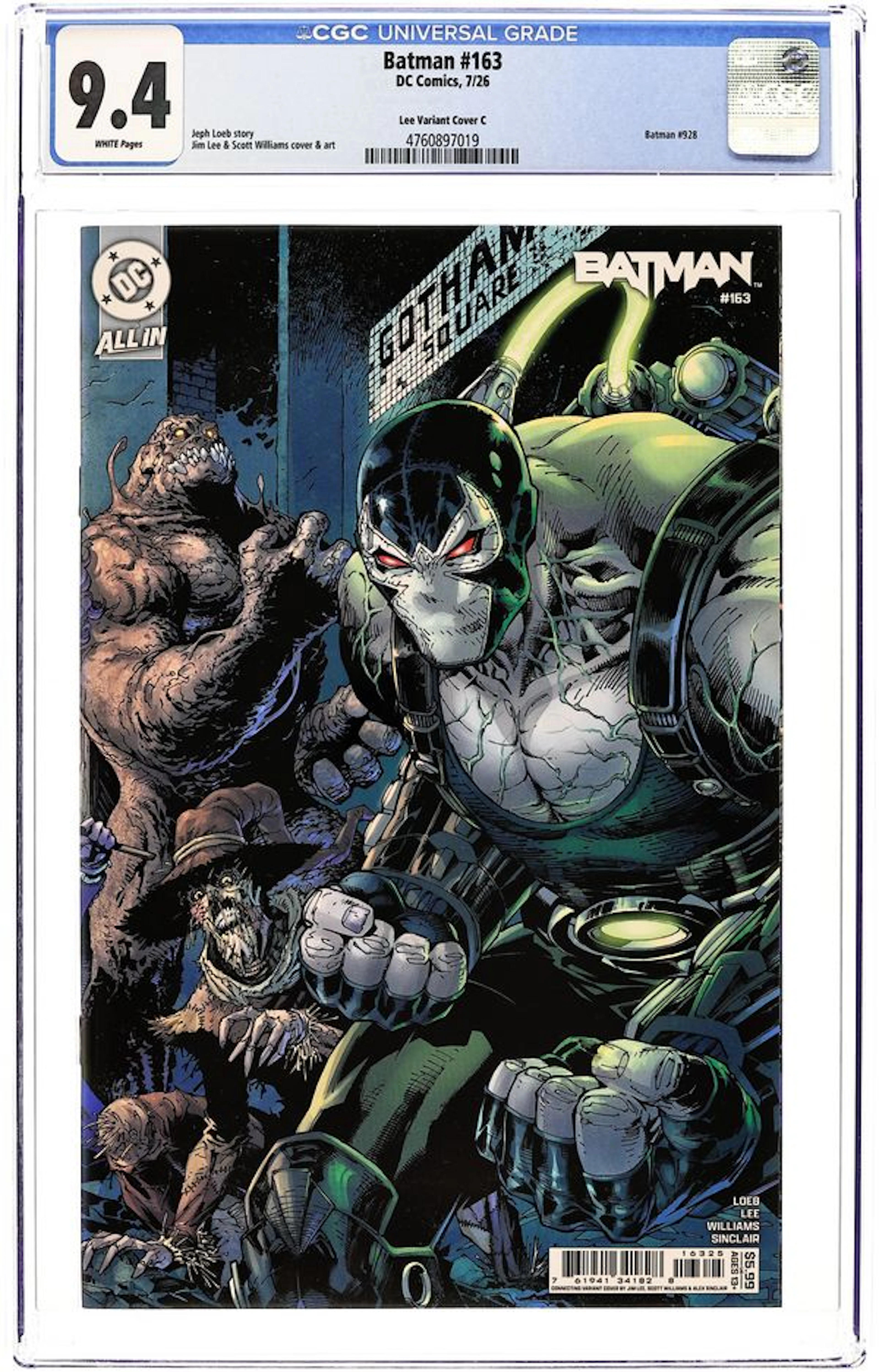 Batman (2016 3rd Series) 163D CGC 9.4