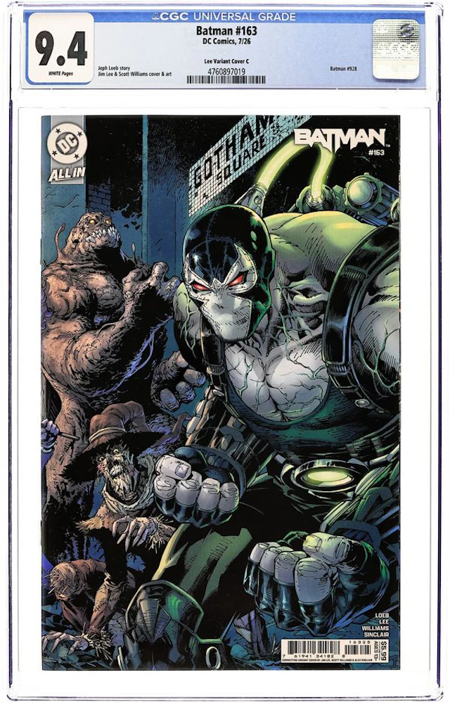 Batman (2016 3rd Series) 163D CGC 9.4