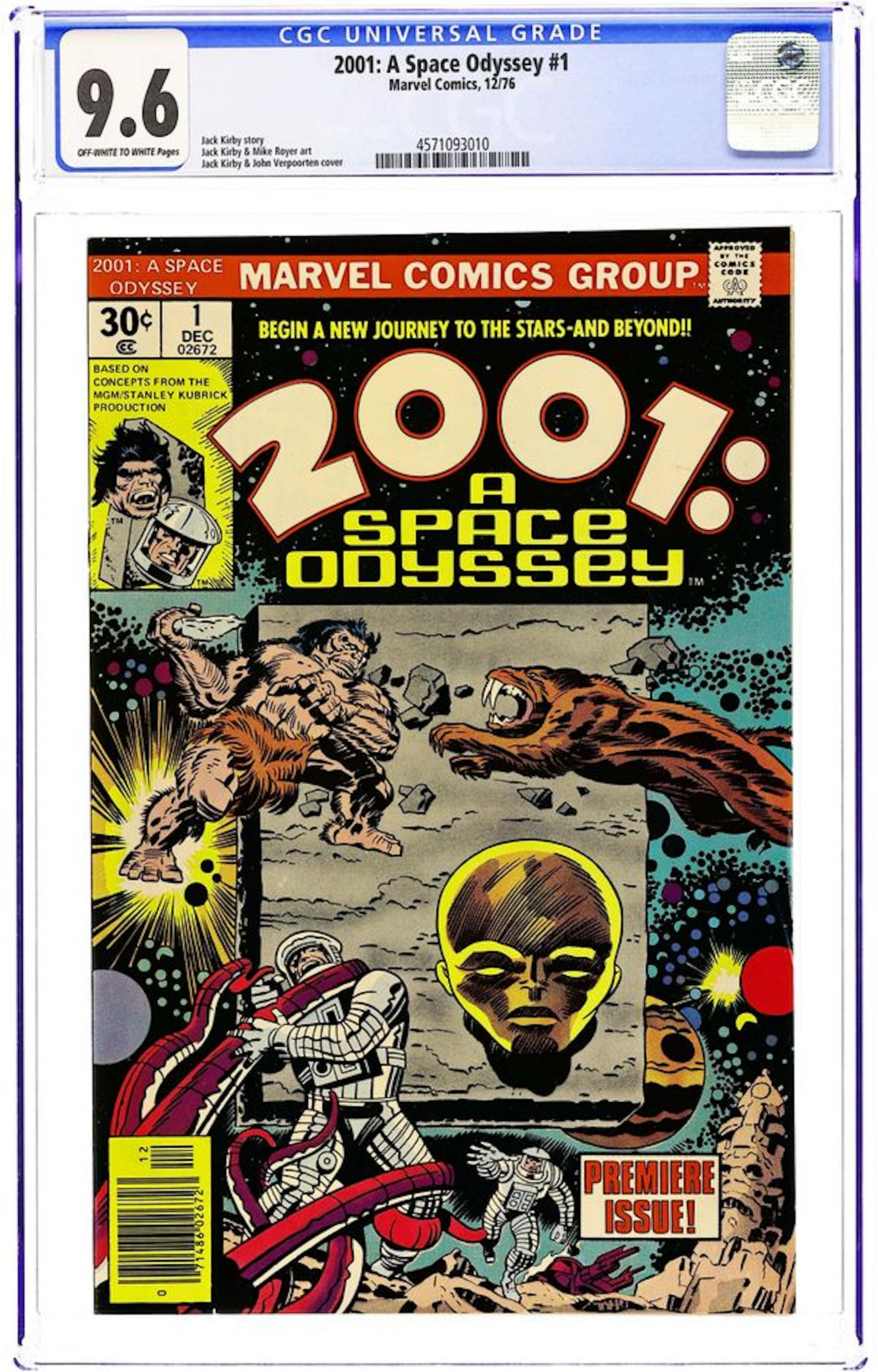 2001 A Space Odyssey (1976) 1 CGC 9.6