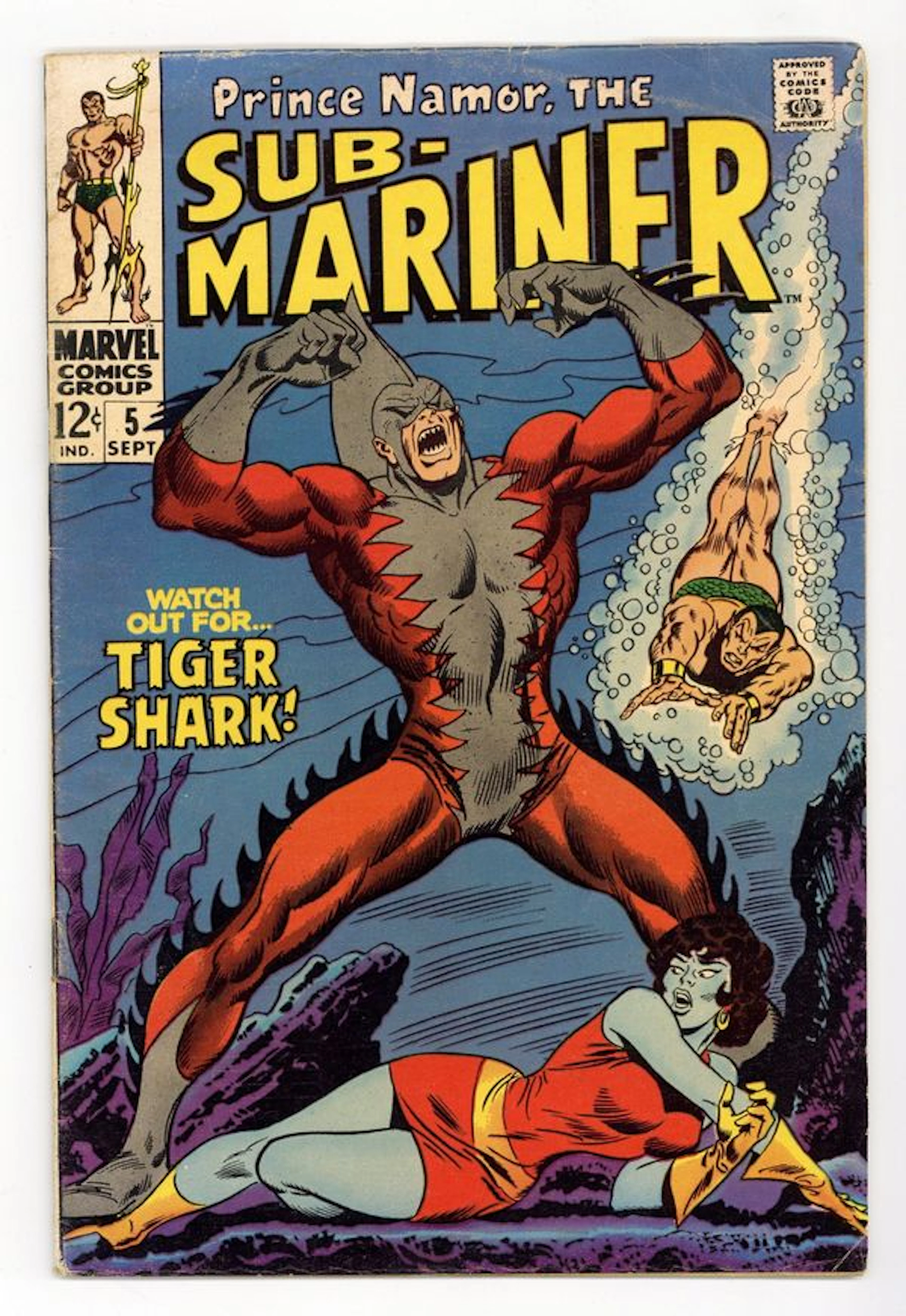 Sub-Mariner (1968 1st Series) 5 GD+ 2.5