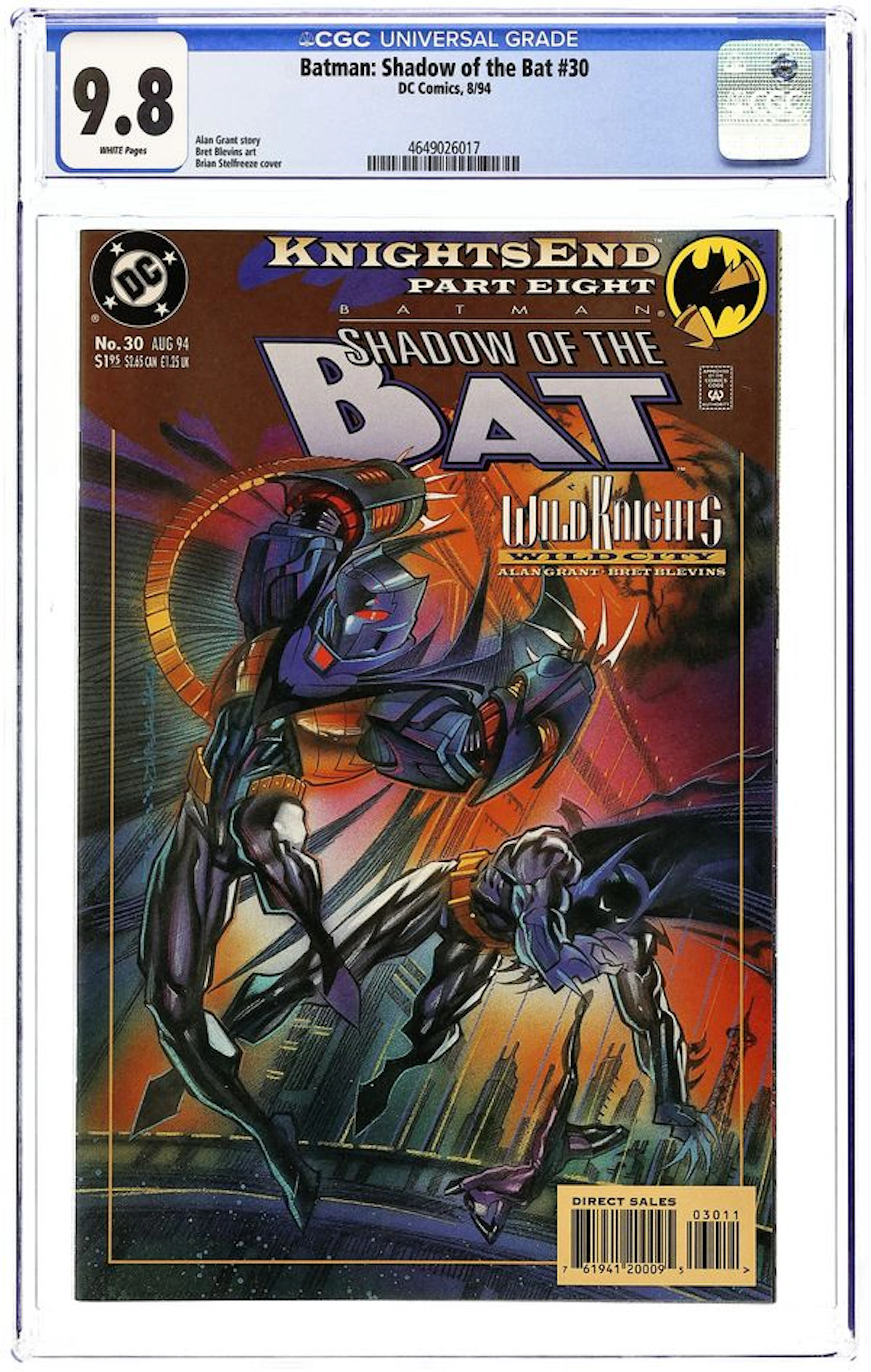 Batman Shadow of the Bat (1992) 30A.D CGC 9.8