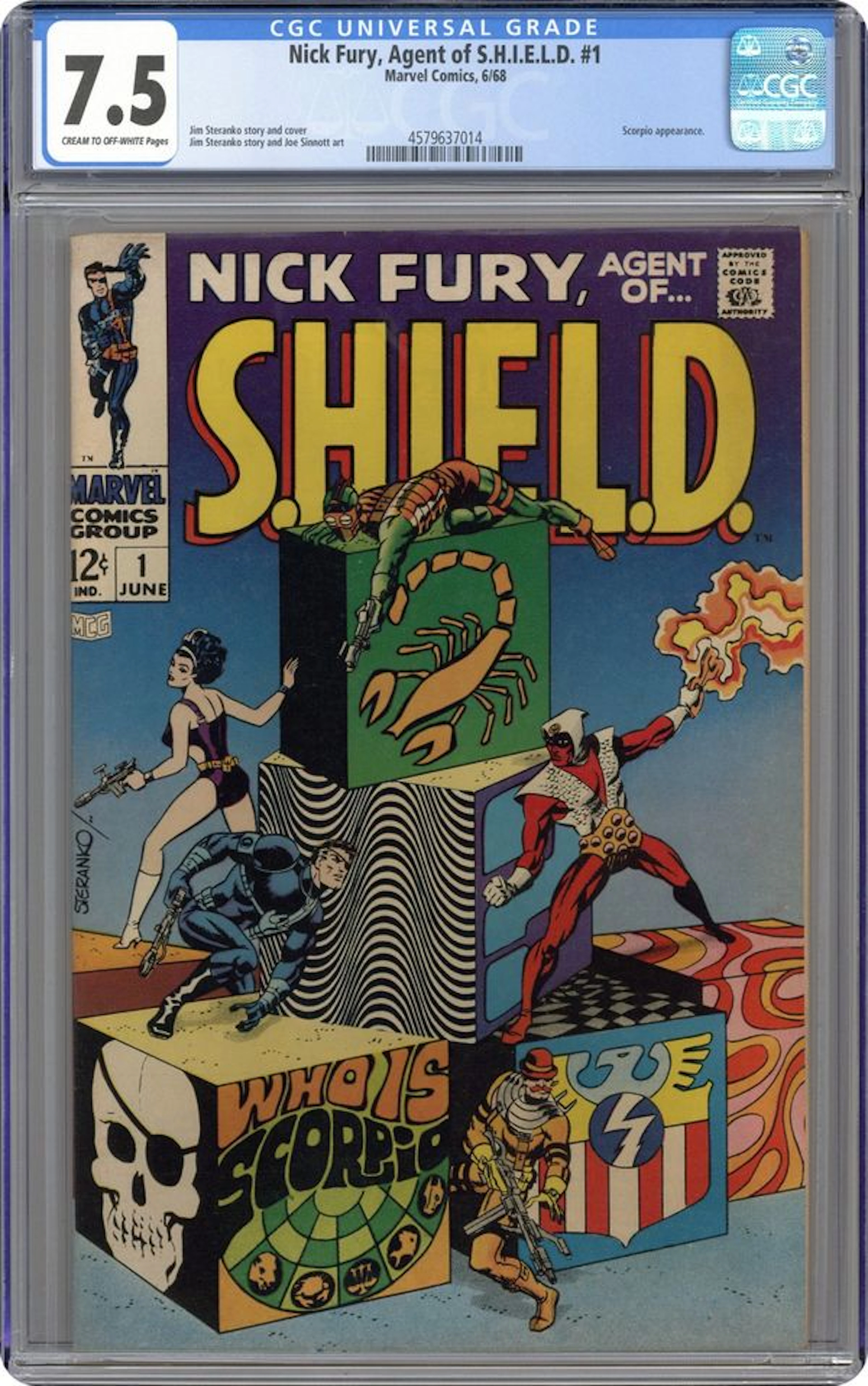Nick Fury Agent of SHIELD (1968 1st Series) 1 CGC 7.5