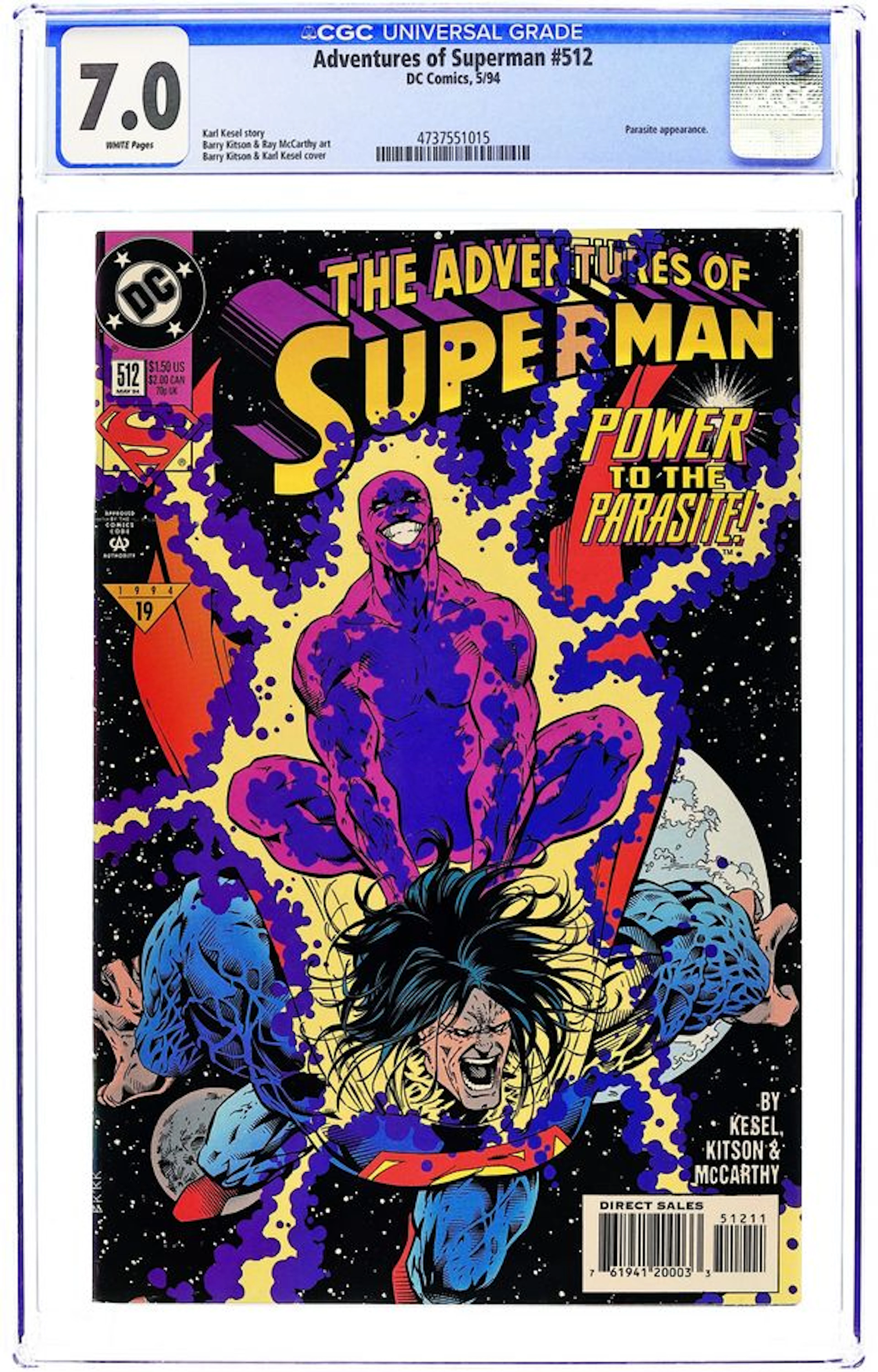 Adventures of Superman (1987) 512 CGC 7.0
