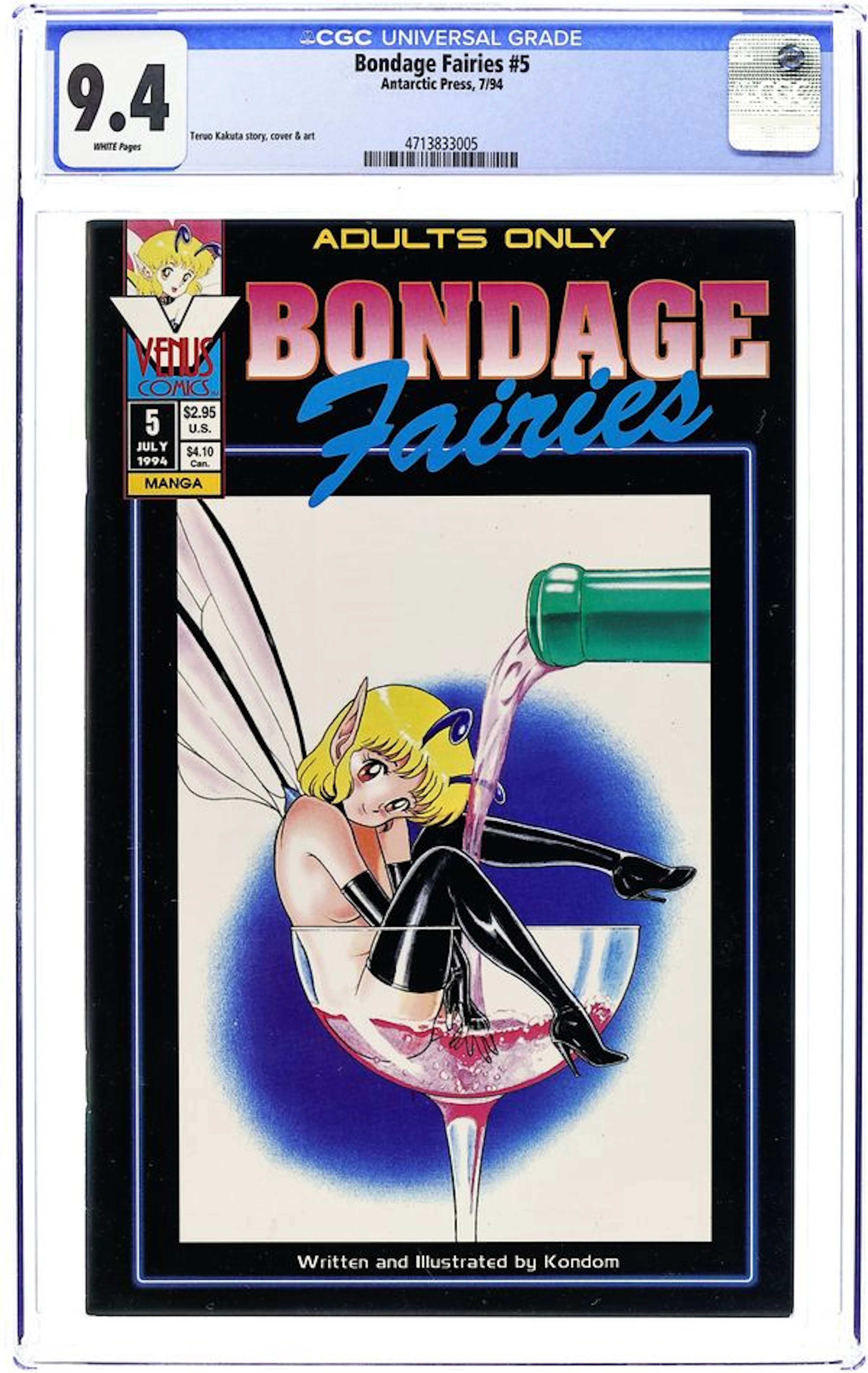 Bondage Fairies (1994 Venus Comics) 5 CGC 9.4